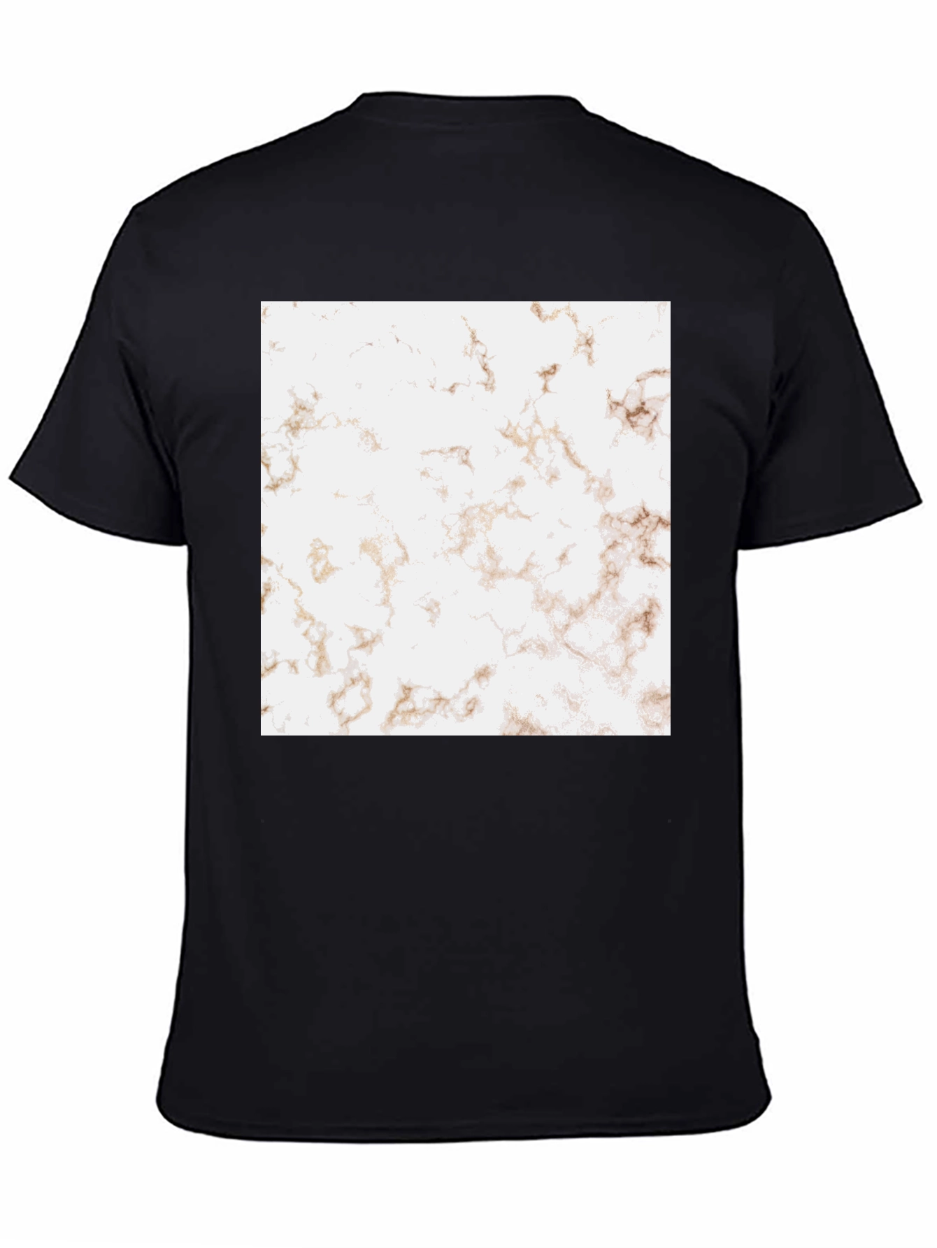 Marble Graphic Black T-Shirt