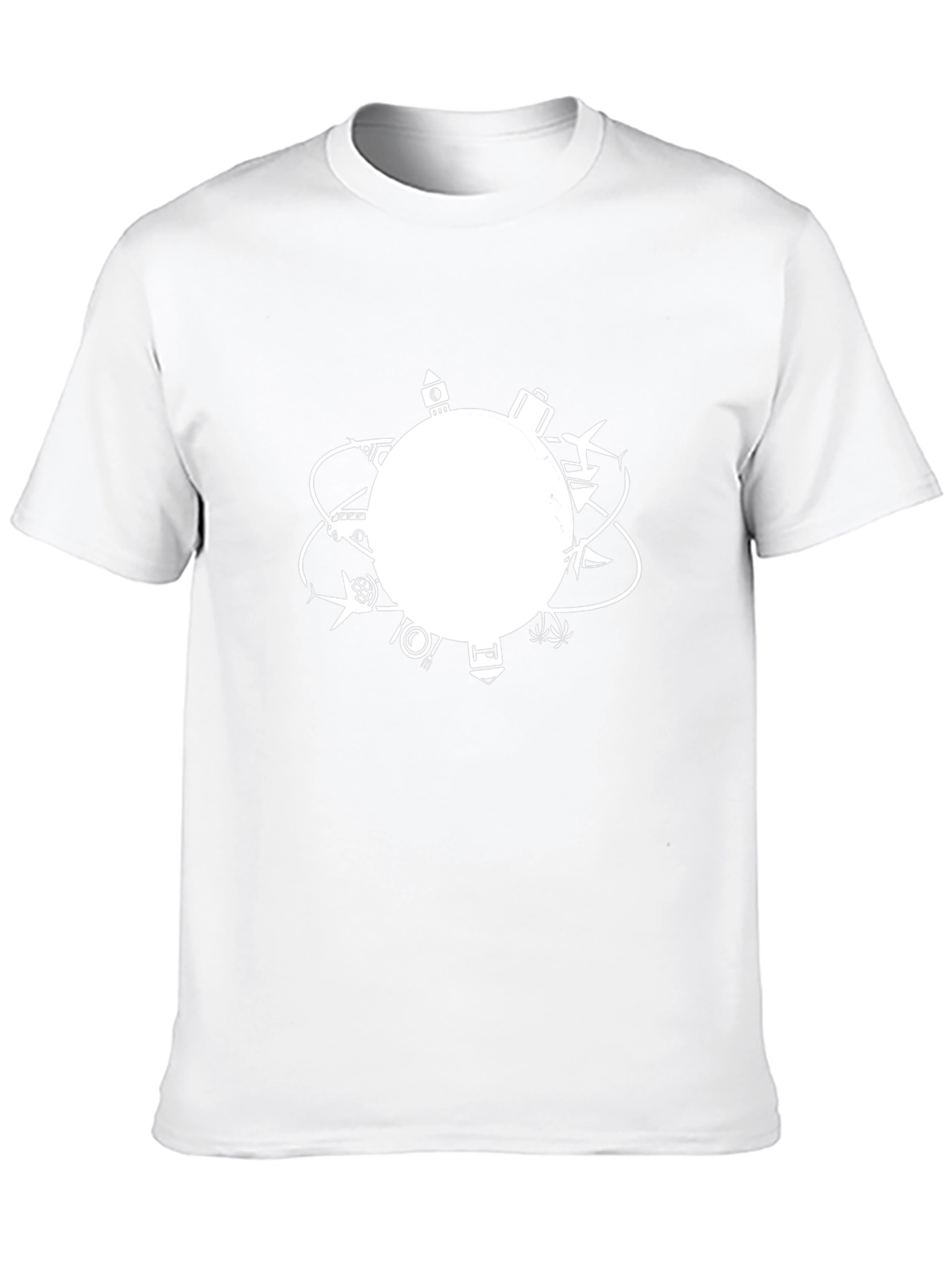 Globetrotter Tee: Travel Inspired Black T-Shirt