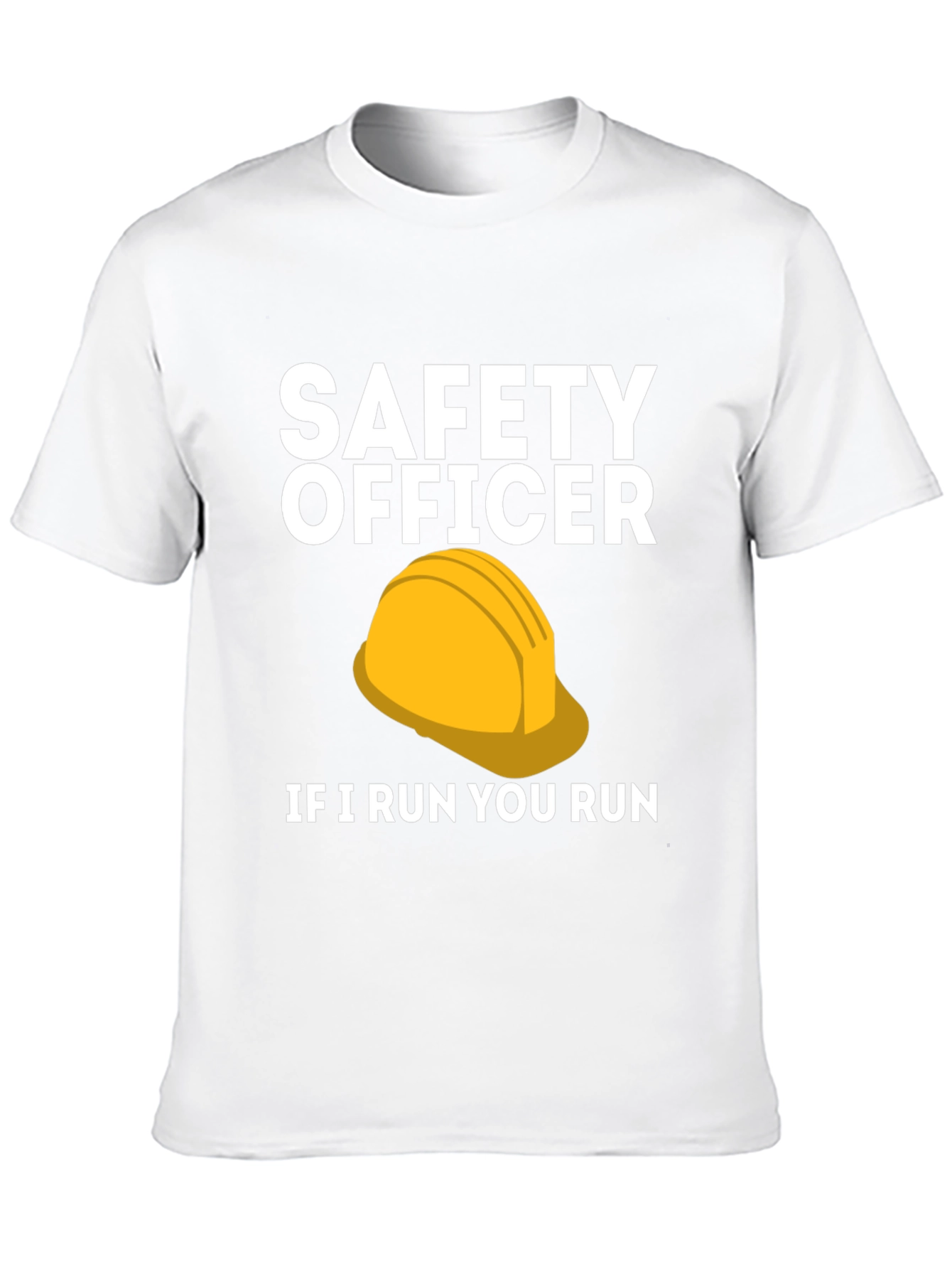 Safety Officer If I Run You Run Graphic T-Shirt