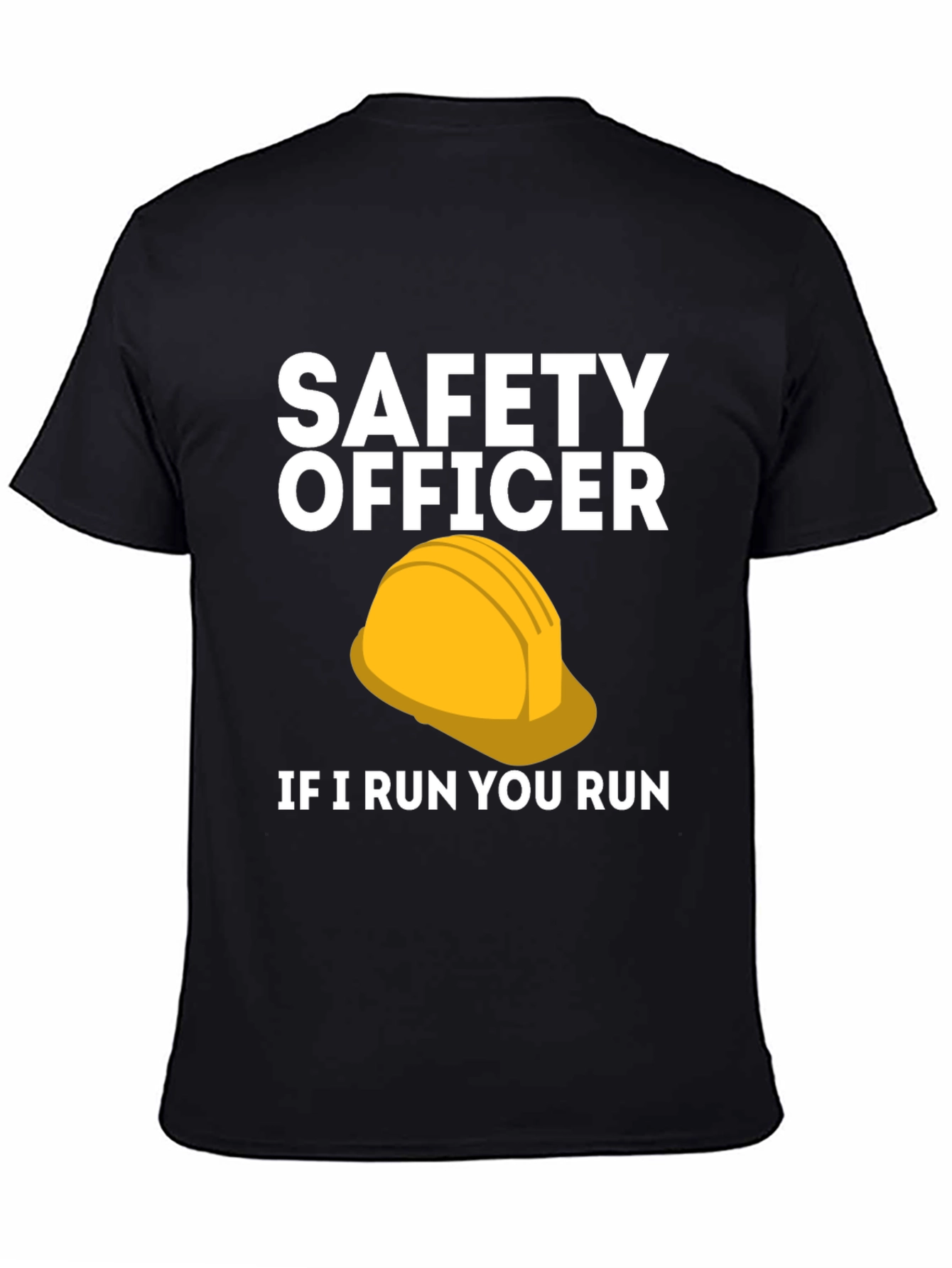 Safety Officer If I Run You Run Graphic T-Shirt