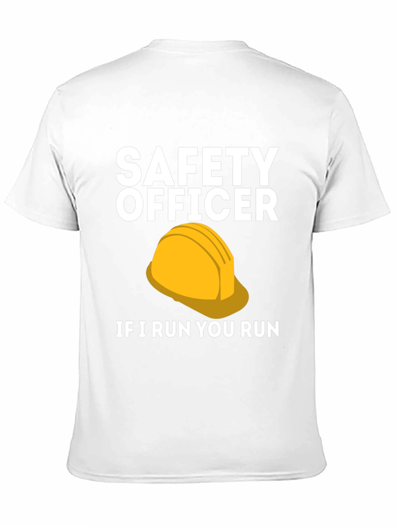 Safety Officer If I Run You Run Graphic T-Shirt