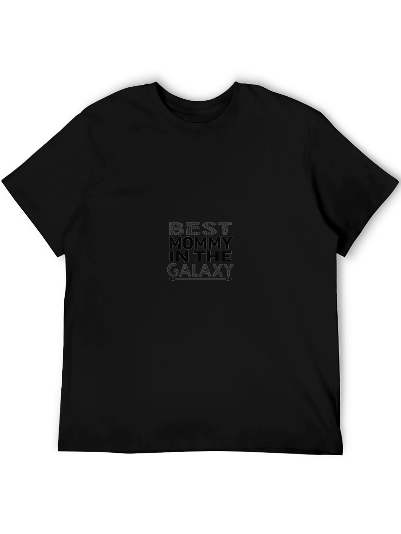 Best Mommy in the Galaxy Black T-Shirt