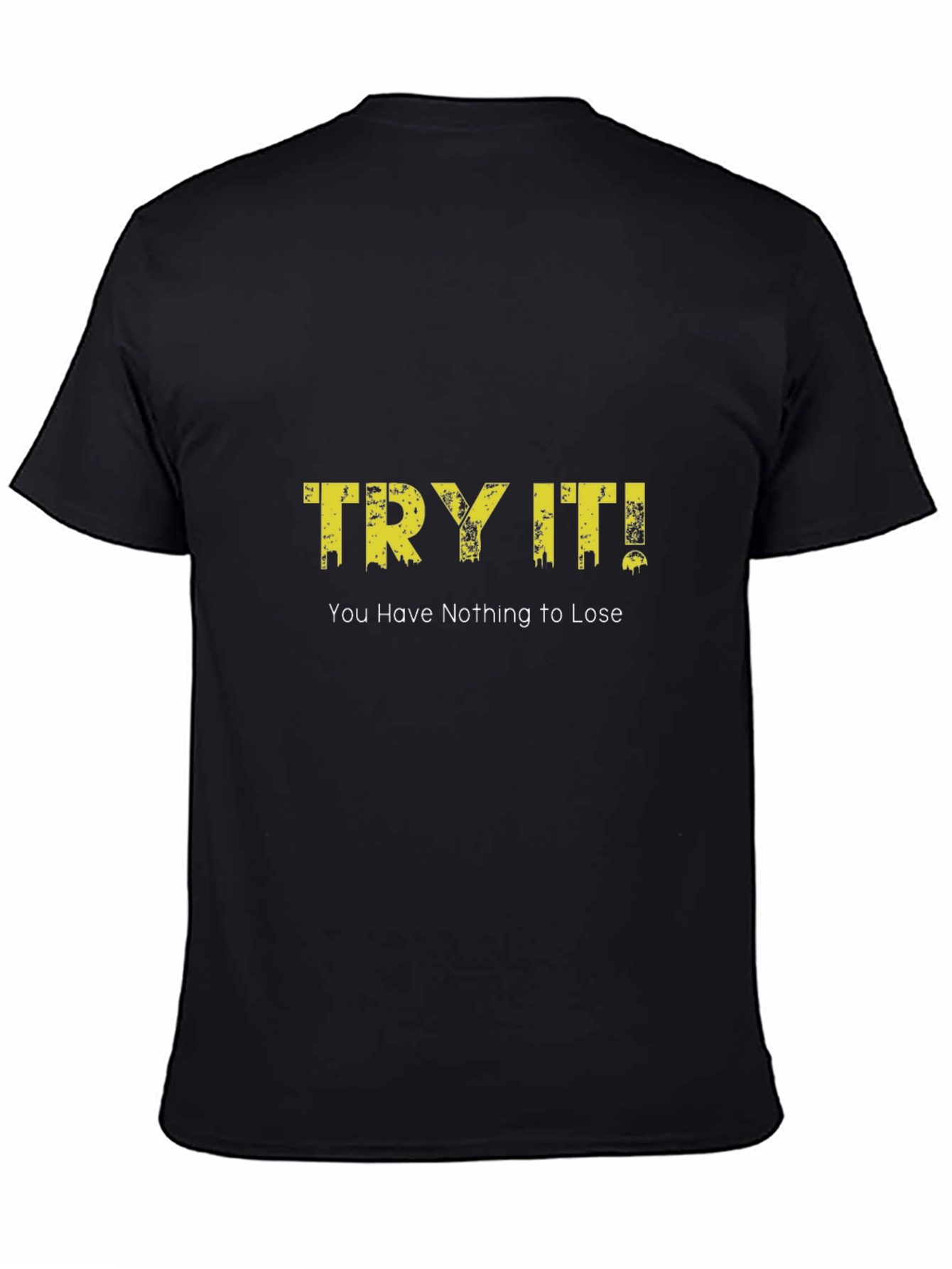 Try It! Graphic Black T-Shirt