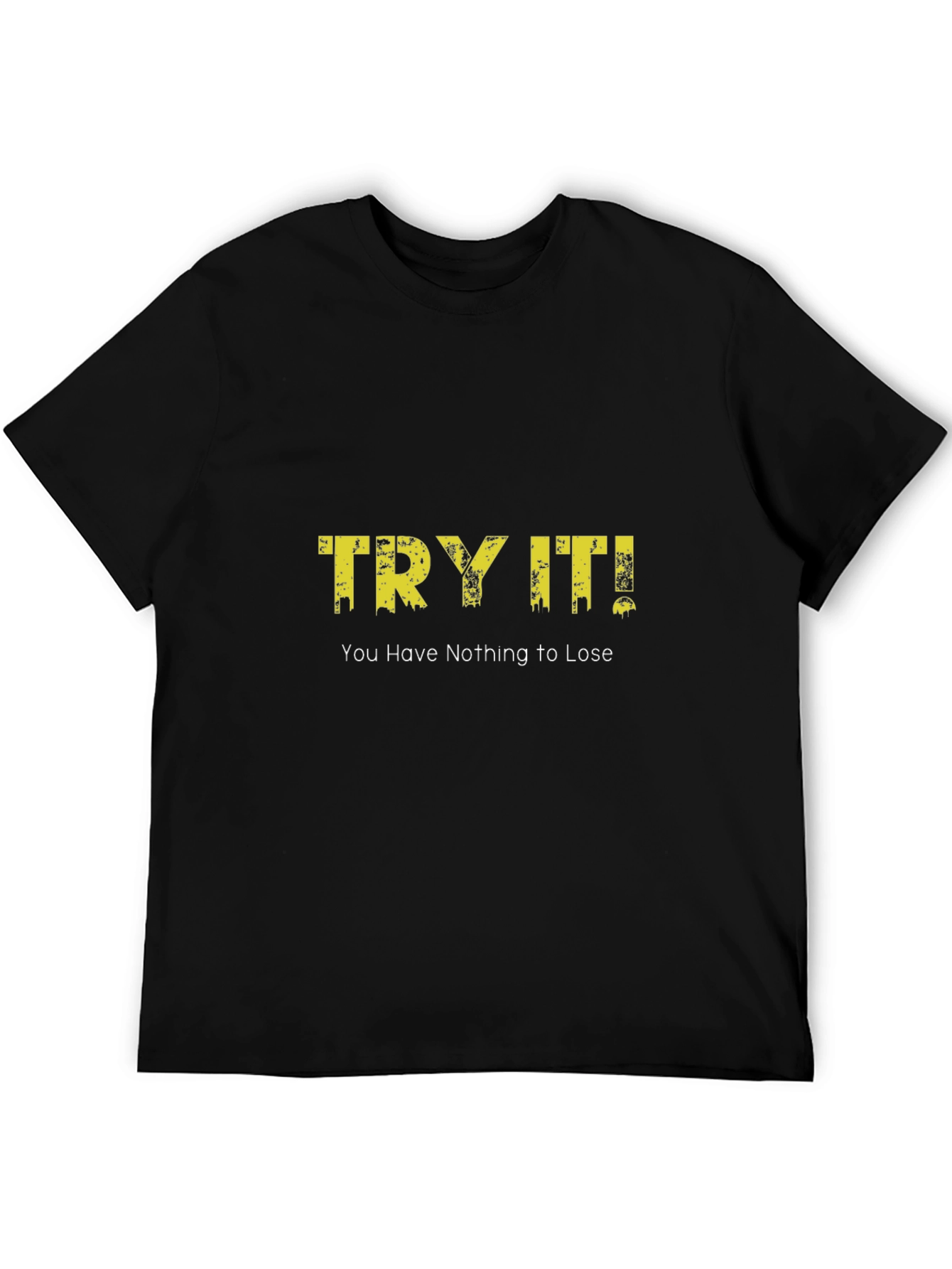 Try It! Graphic Black T-Shirt
