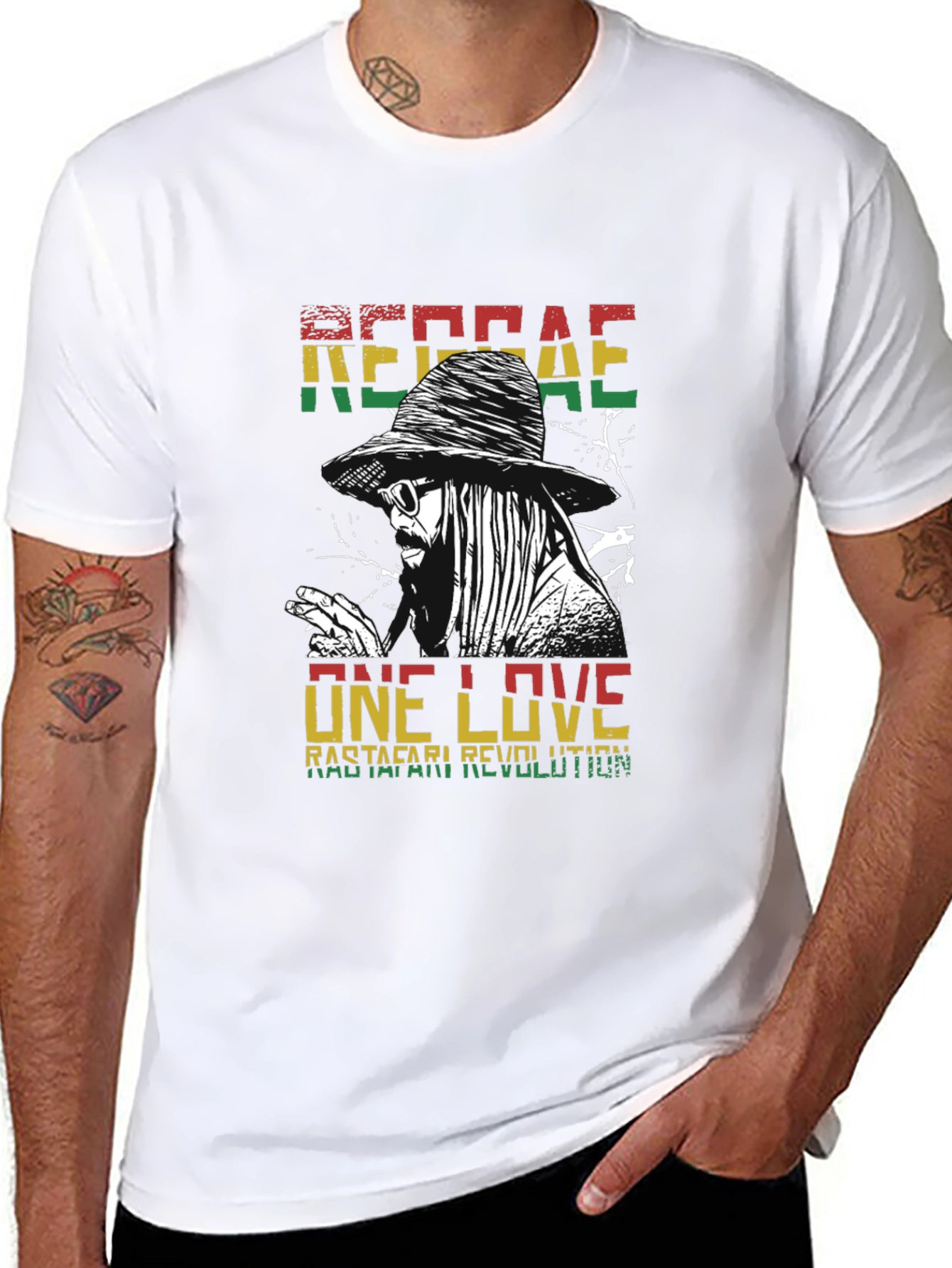 Reggae One Love T-Shirt - Rastafari Revolution
