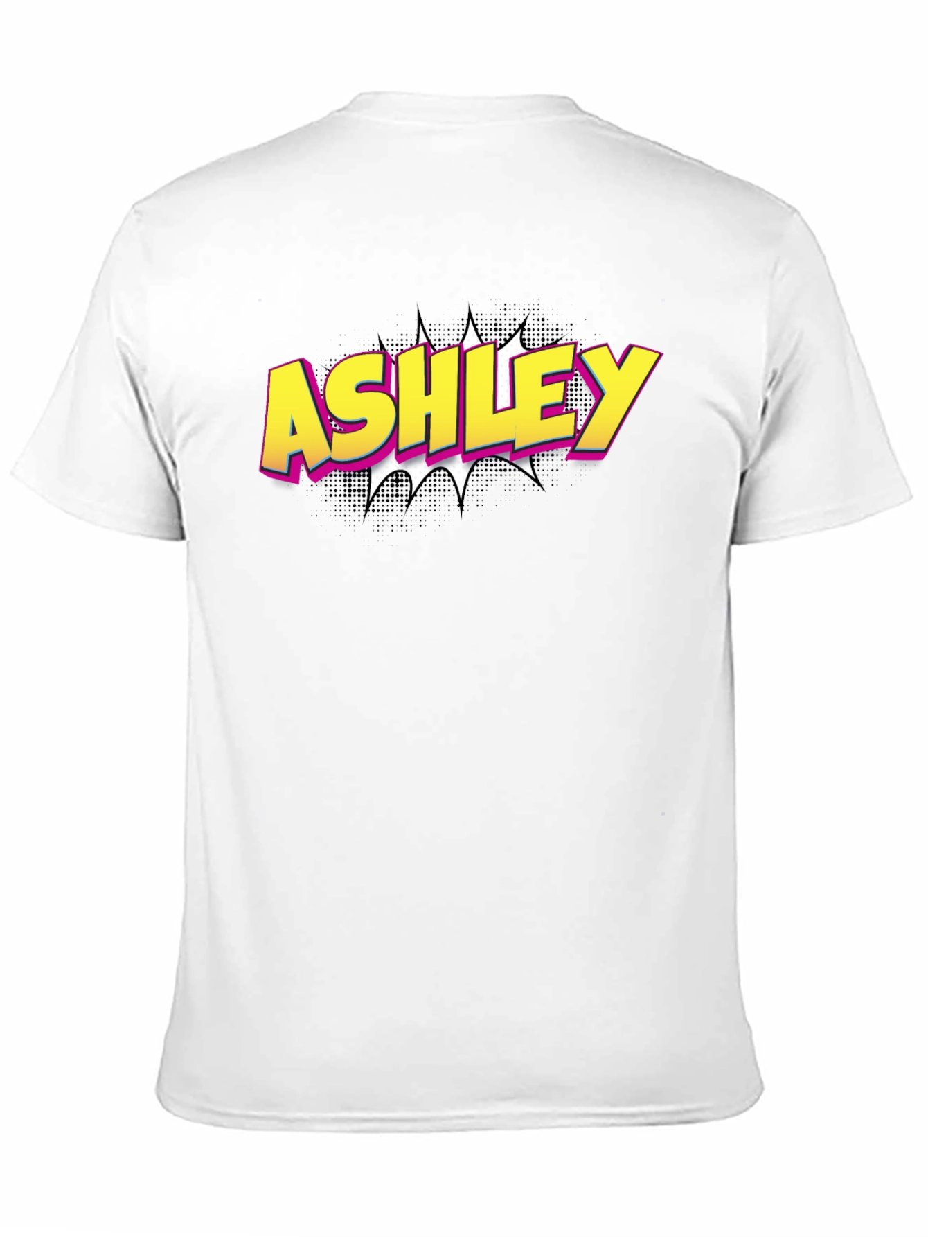 Ashley Comic Style T-Shirt - Personalized Name Tee