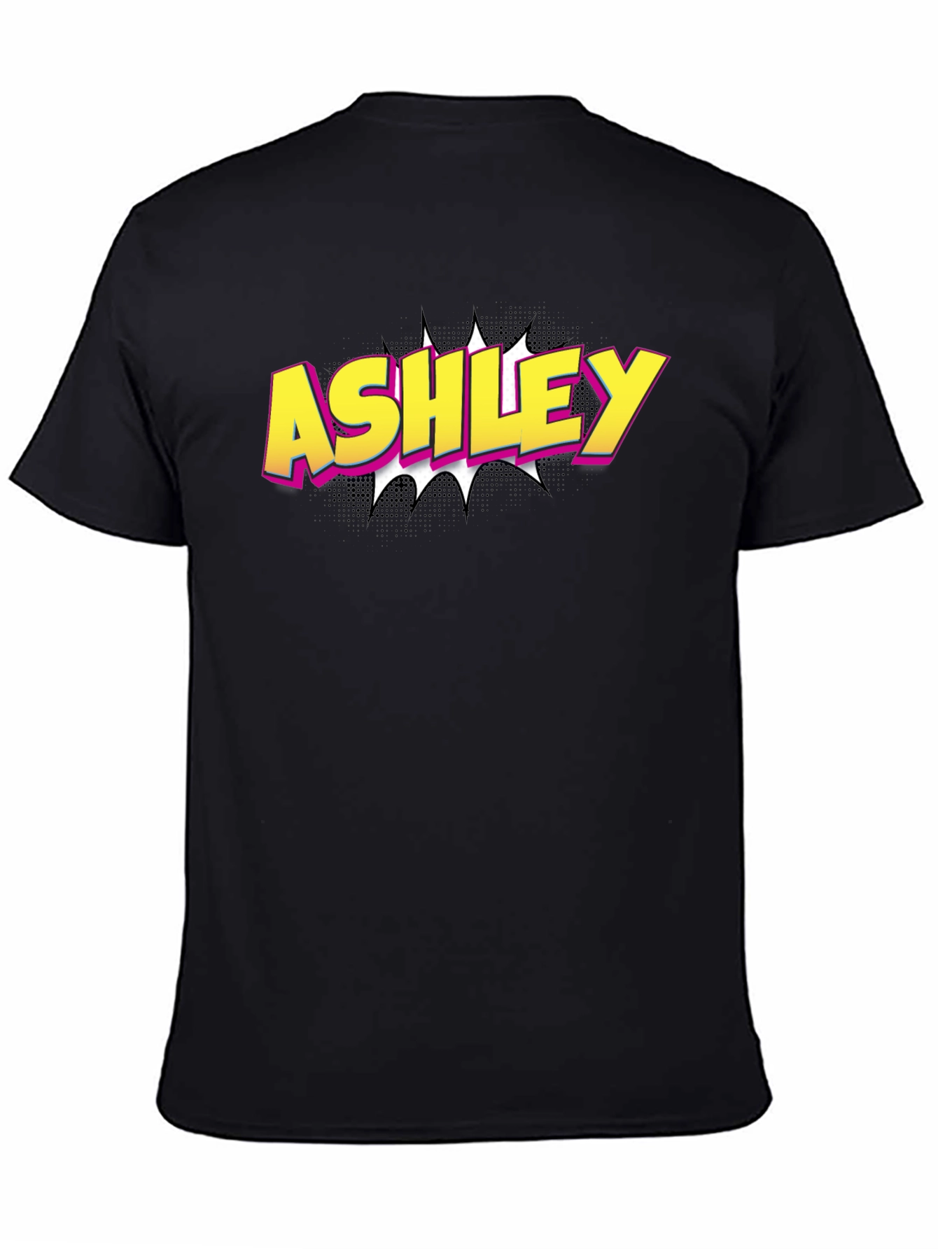 Ashley Comic Style T-Shirt - Personalized Name Tee
