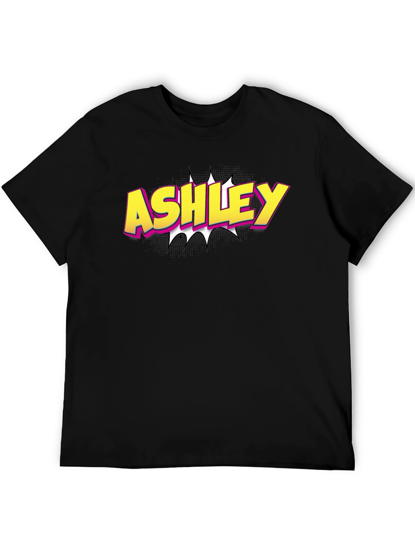 Ashley Comic Style T-Shirt - Personalized Name Tee