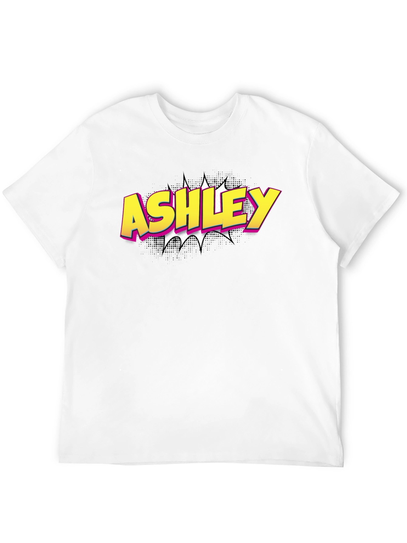 Ashley Comic Style T-Shirt - Personalized Name Tee