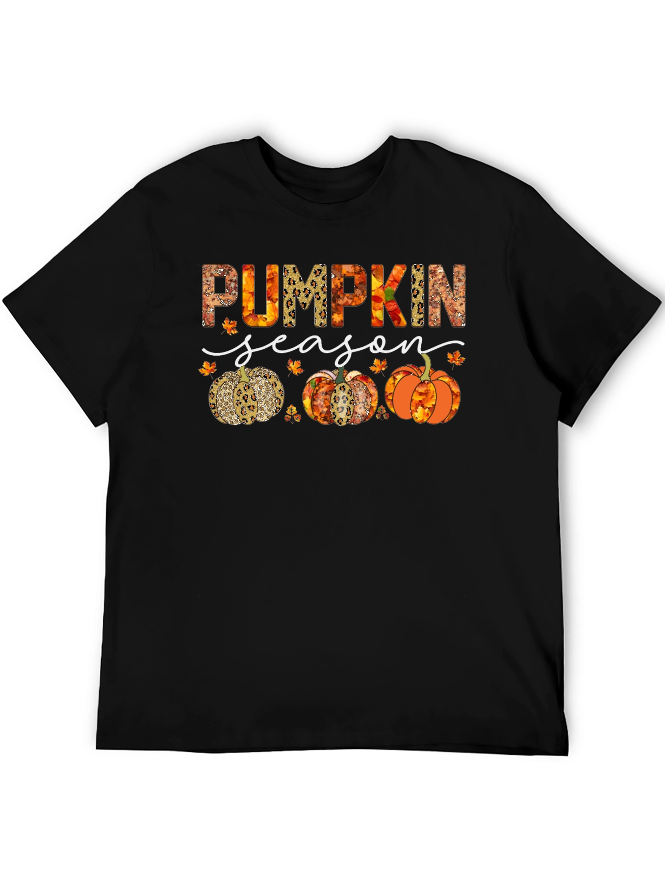 Pumpkin Season Graphic Tee - Fall Apparel