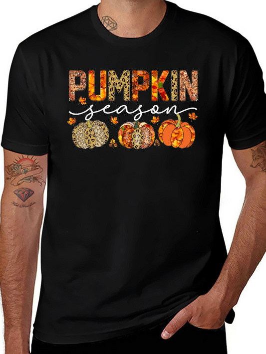 Pumpkin Season Graphic Tee - Fall Apparel