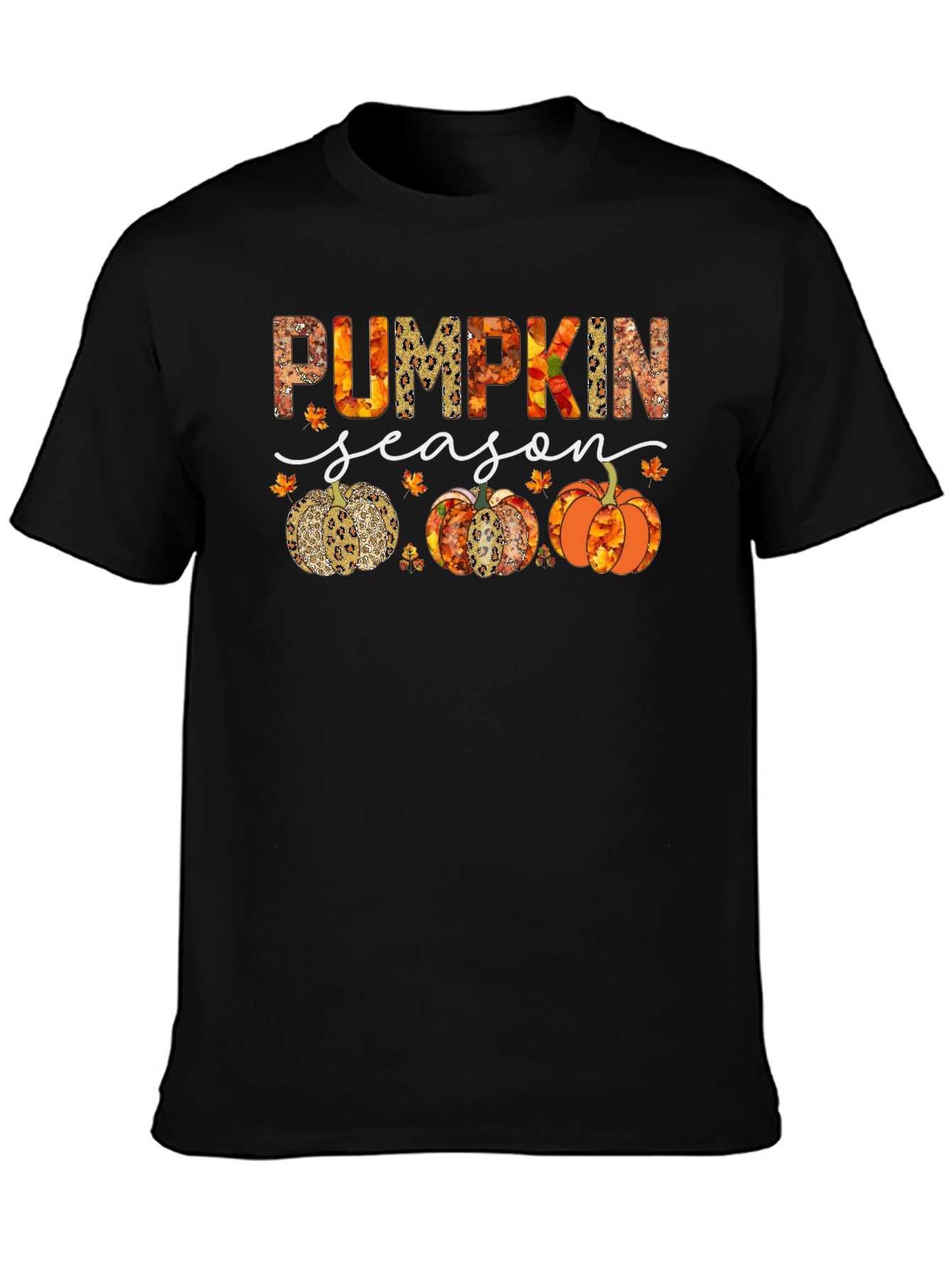 Pumpkin Season Graphic Tee - Fall Apparel