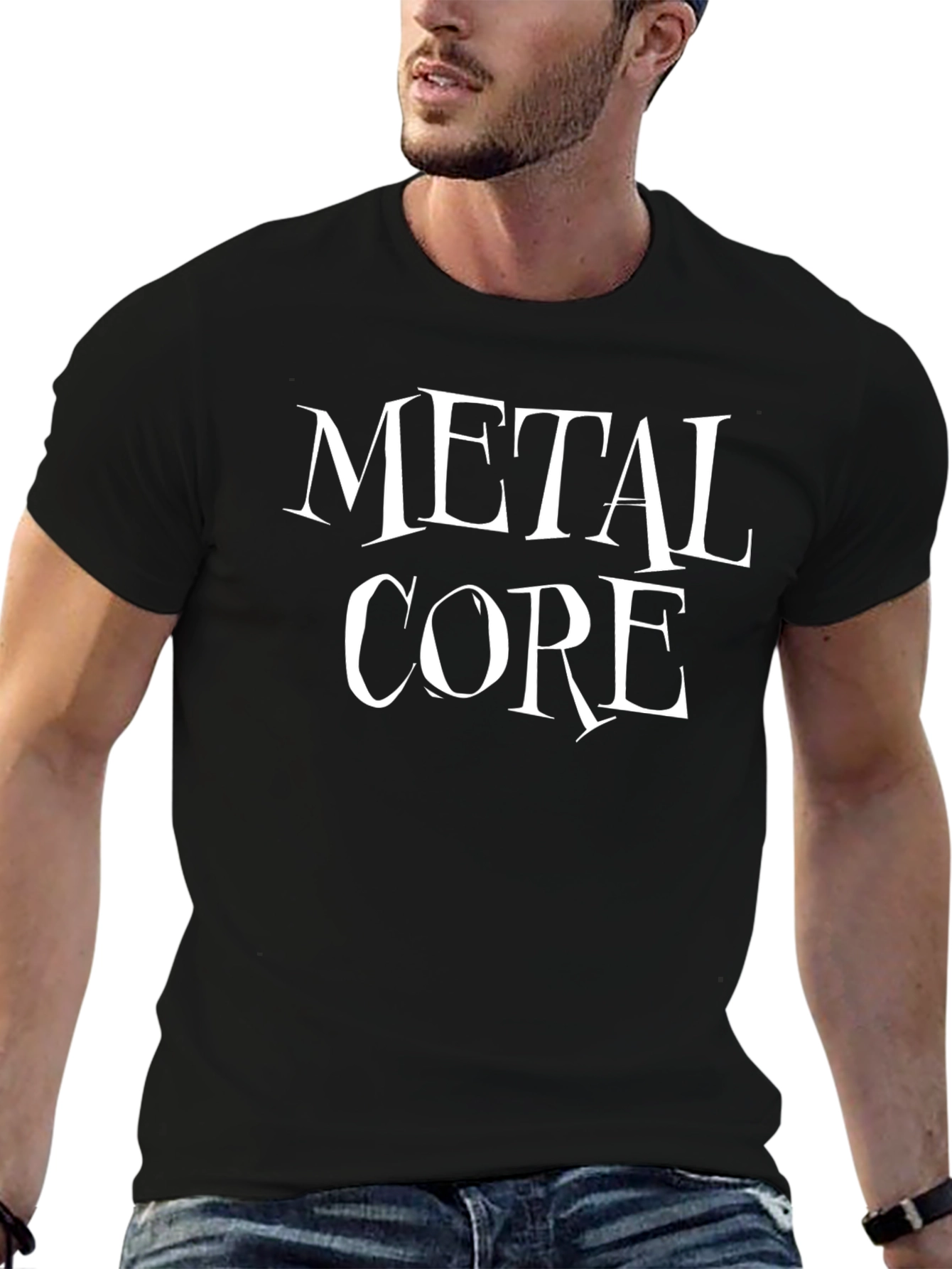 Metalcore Black Graphic Tee