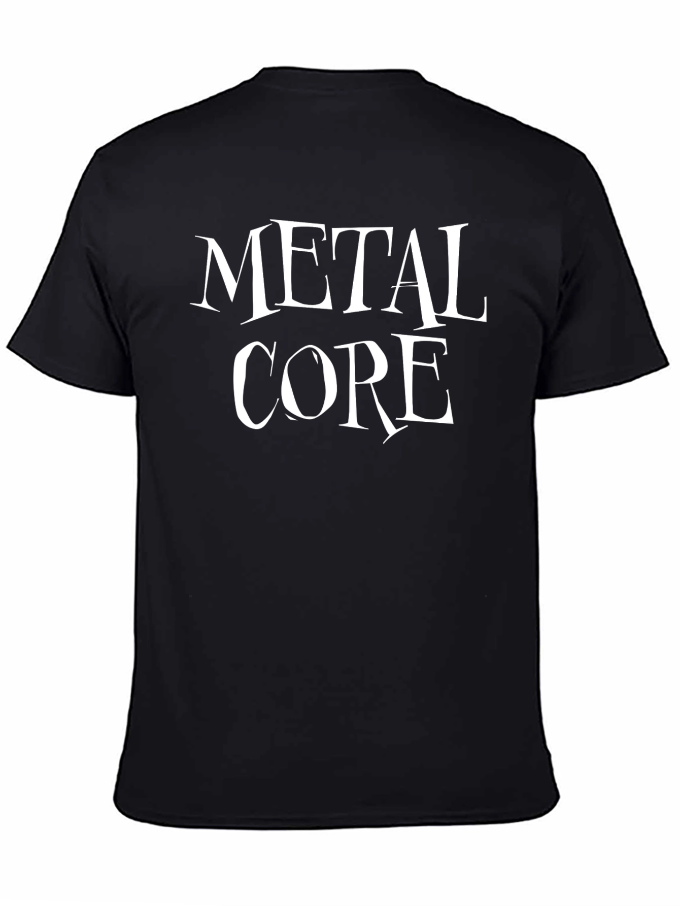 Metalcore Black Graphic Tee