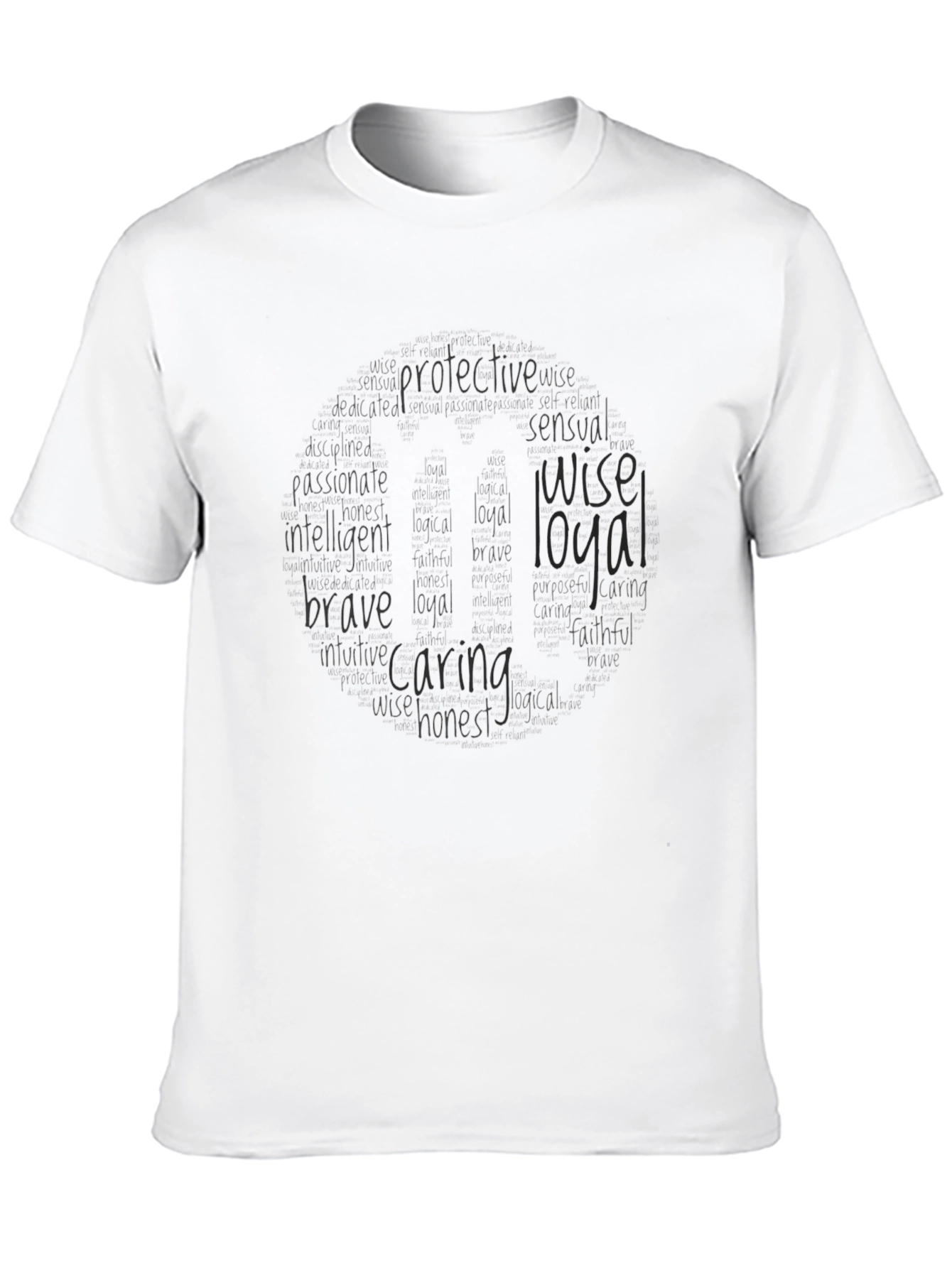 Black T-Shirt with Kind Qualities