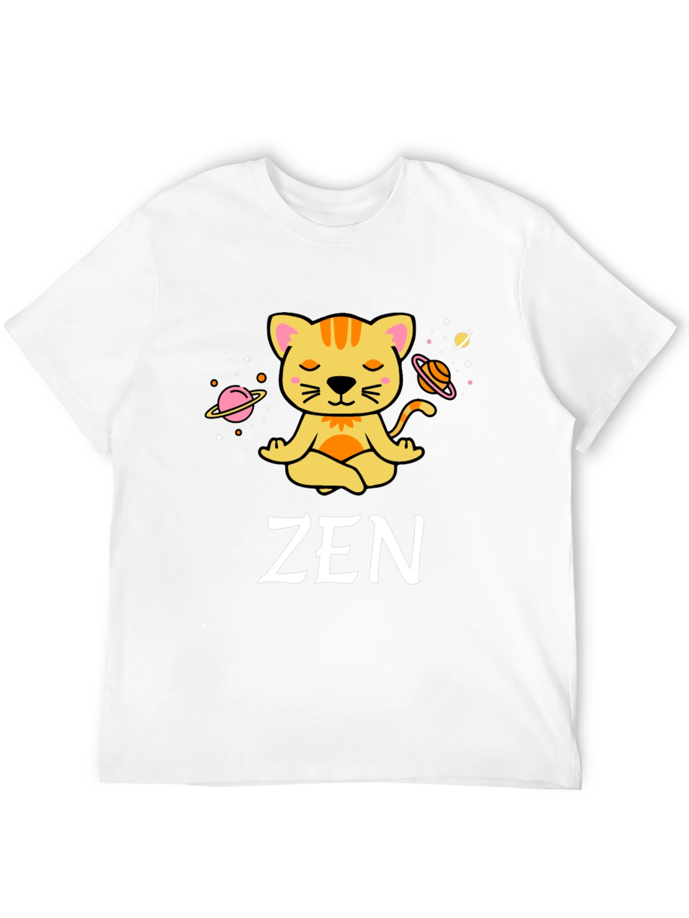 Zen Cat Meditation T-Shirt - Relax & Unwind!