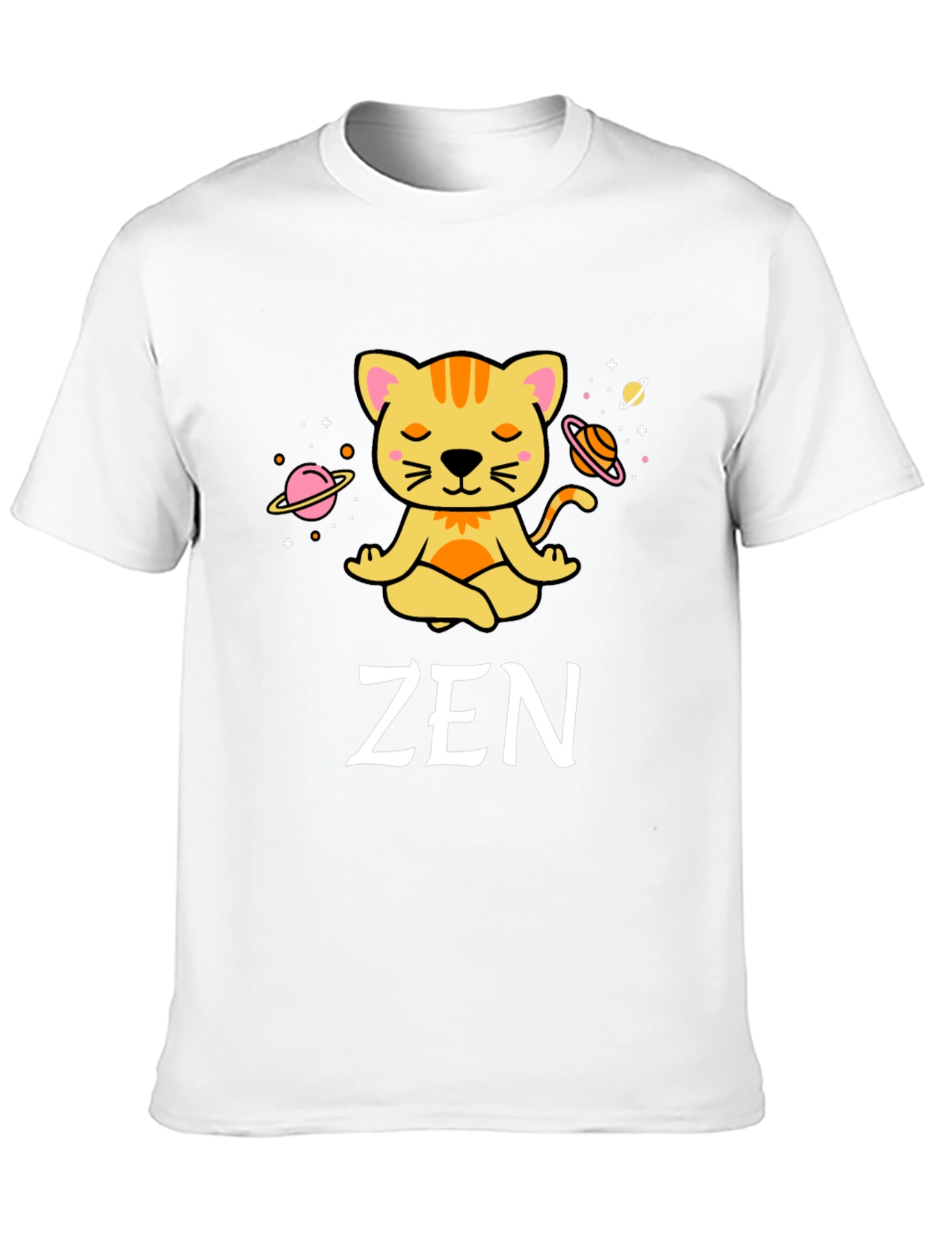 Zen Cat Meditation T-Shirt - Relax & Unwind!