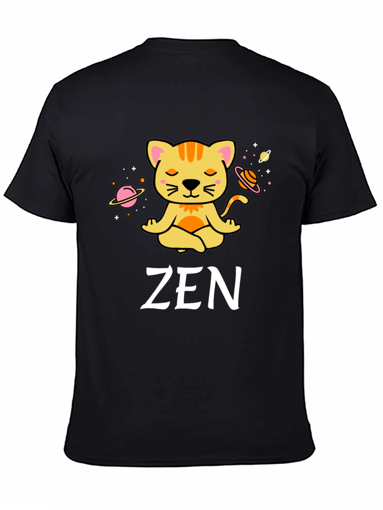 Zen Cat Meditation T-Shirt - Relax & Unwind!