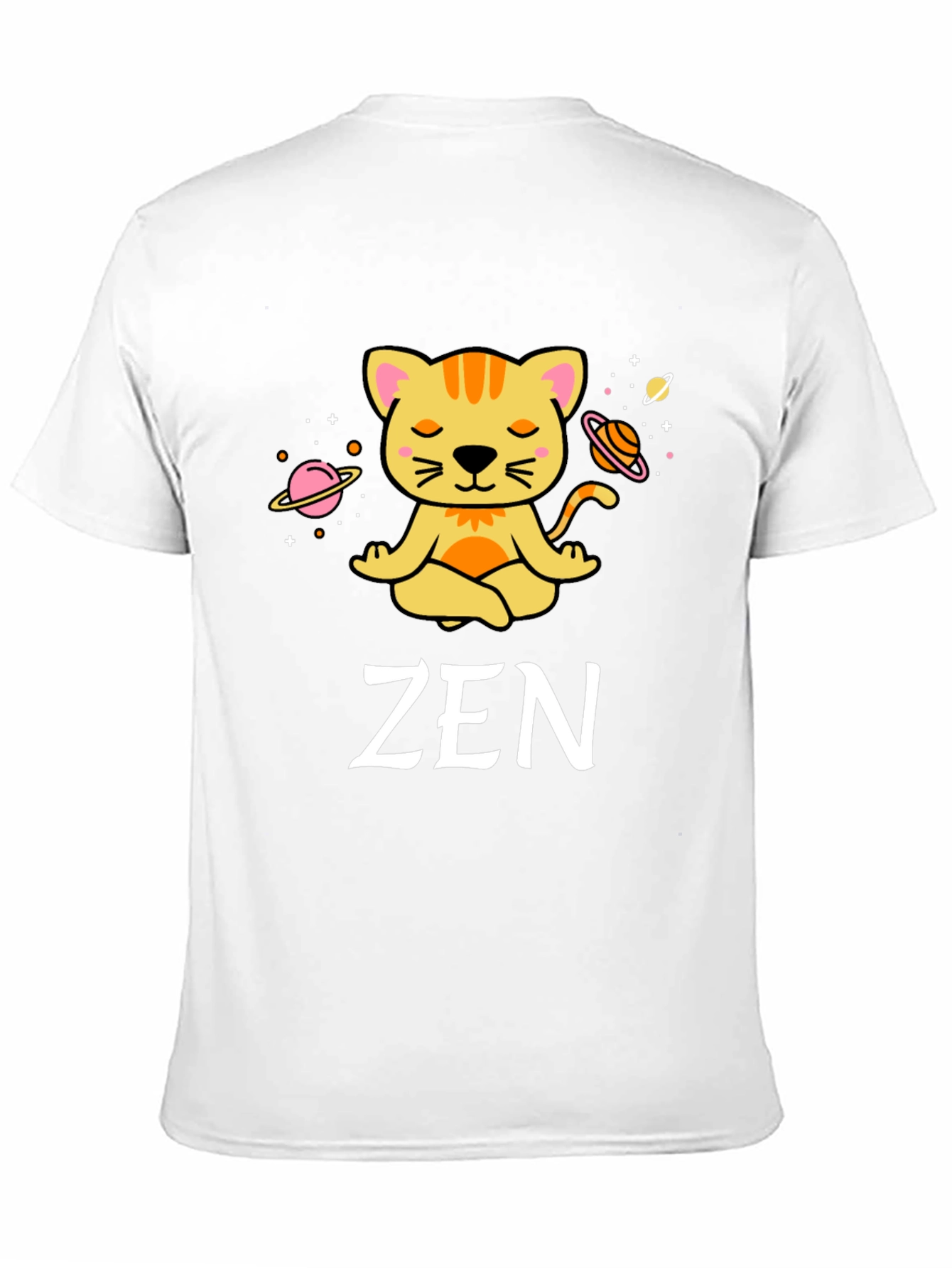 Zen Cat Meditation T-Shirt - Relax & Unwind!