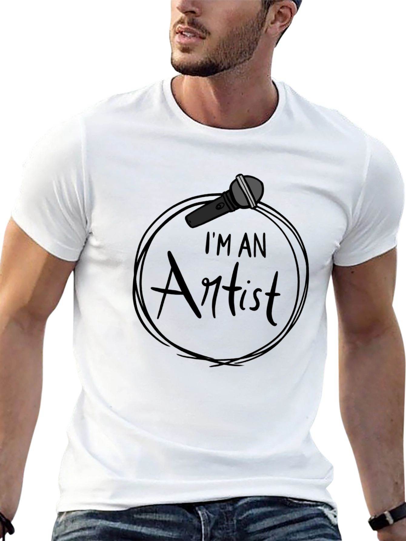 Im An Artist Black Graphic T-Shirt