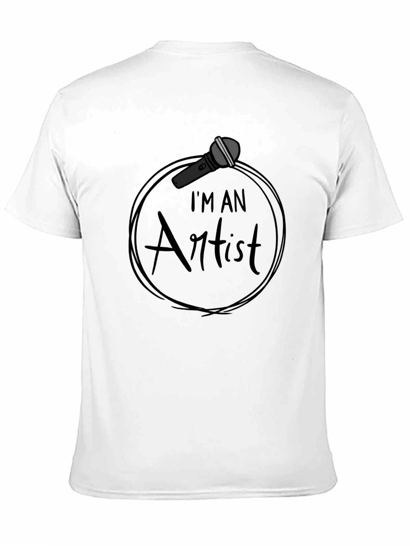 Im An Artist Black Graphic T-Shirt