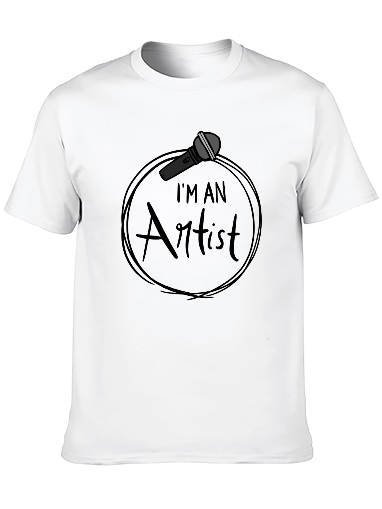 Im An Artist Black Graphic T-Shirt