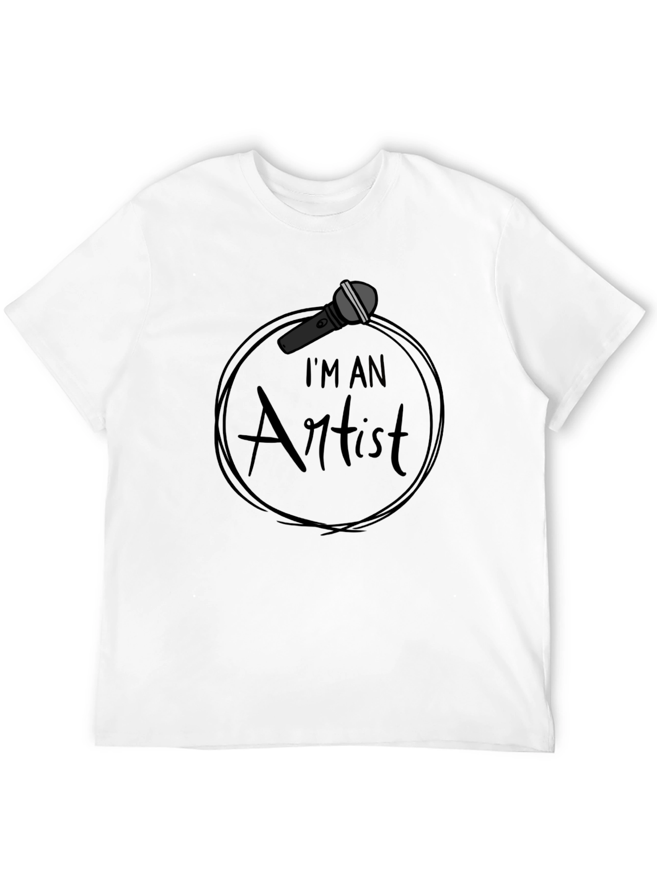 Im An Artist Black Graphic T-Shirt