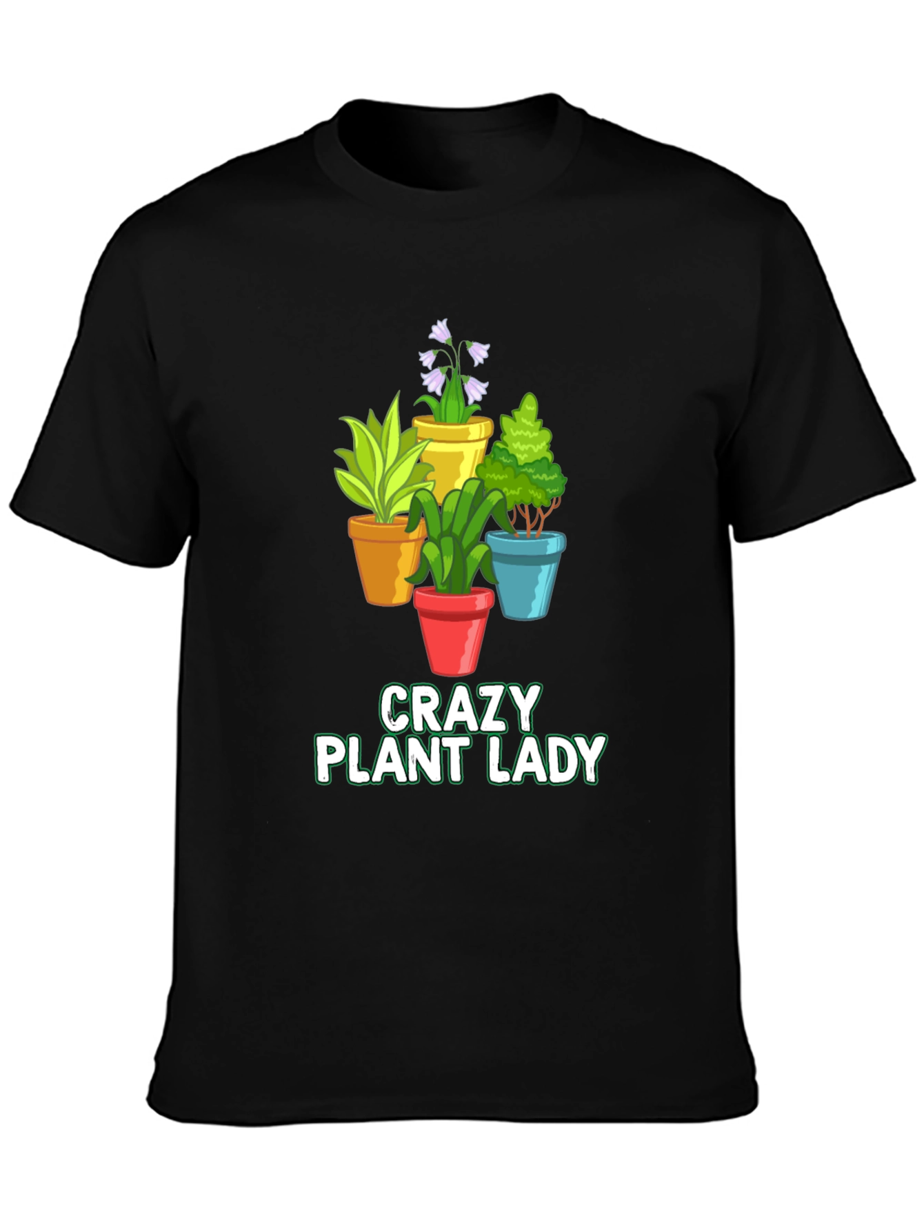 Crazy Plant Lady Graphic T-Shirt