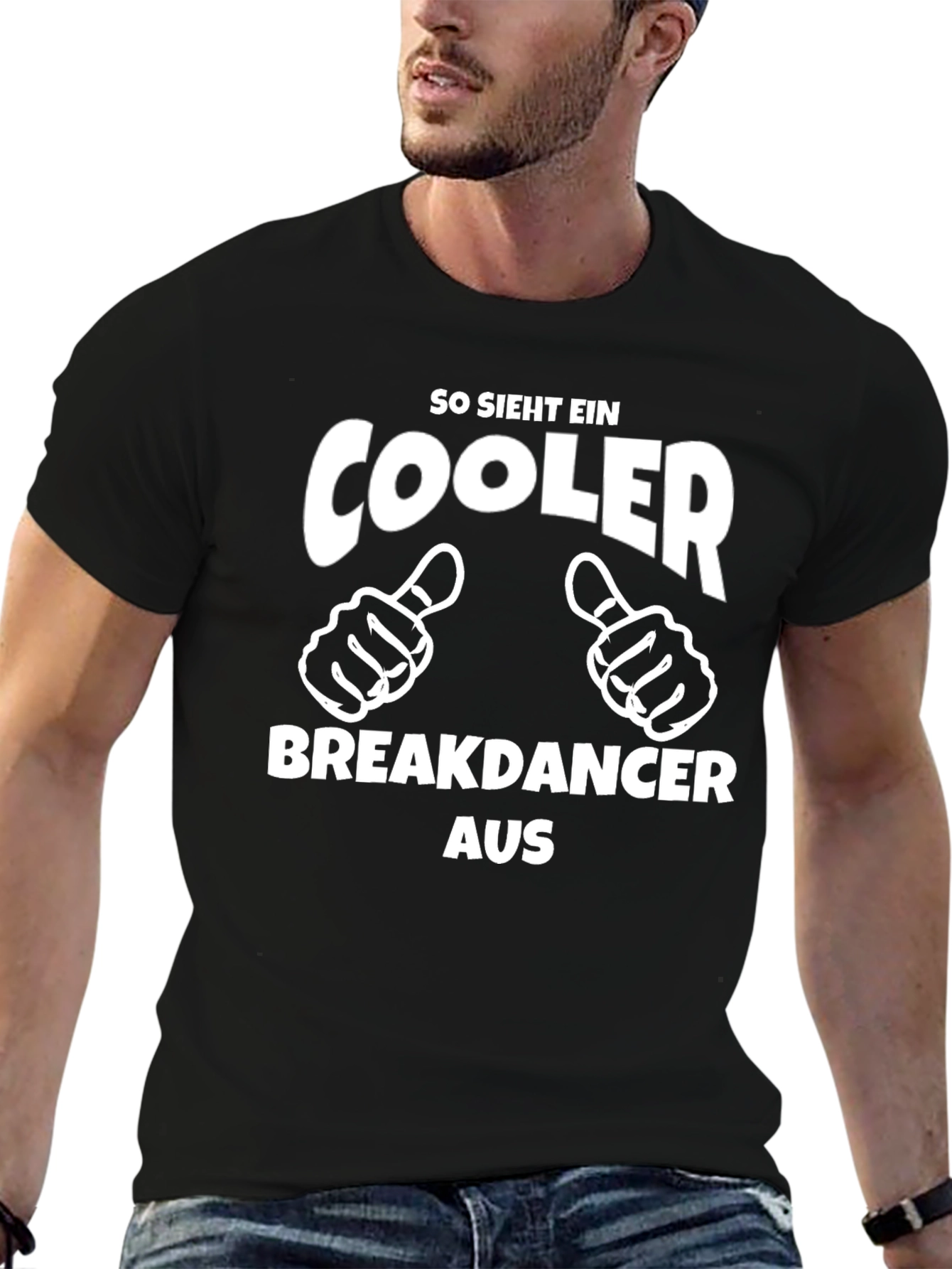 Cool Breakdancer T-Shirt - German Text