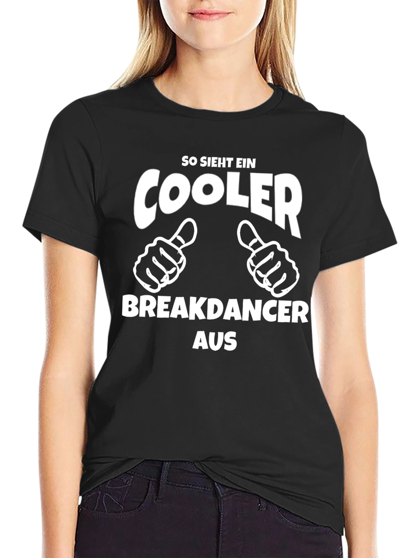 Cool Breakdancer T-Shirt - German Text