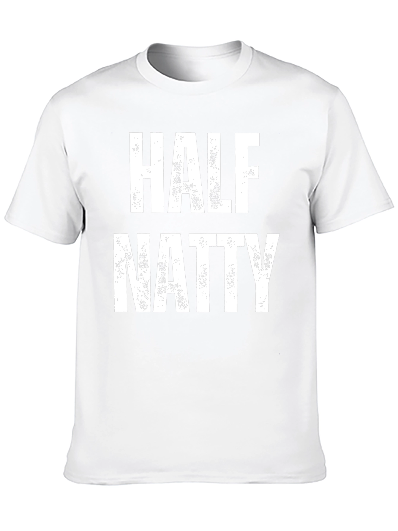 Half Natty Distressed Print T-Shirt