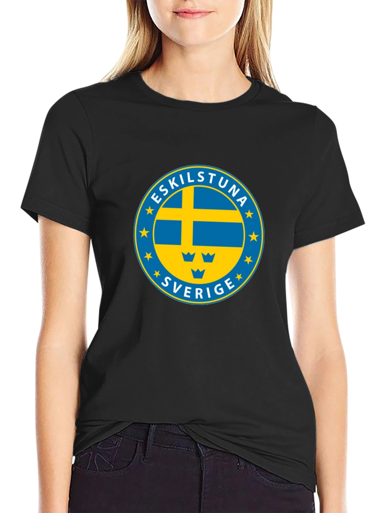 Eskilstuna Sverige T-Shirt - Black Swedish Pride