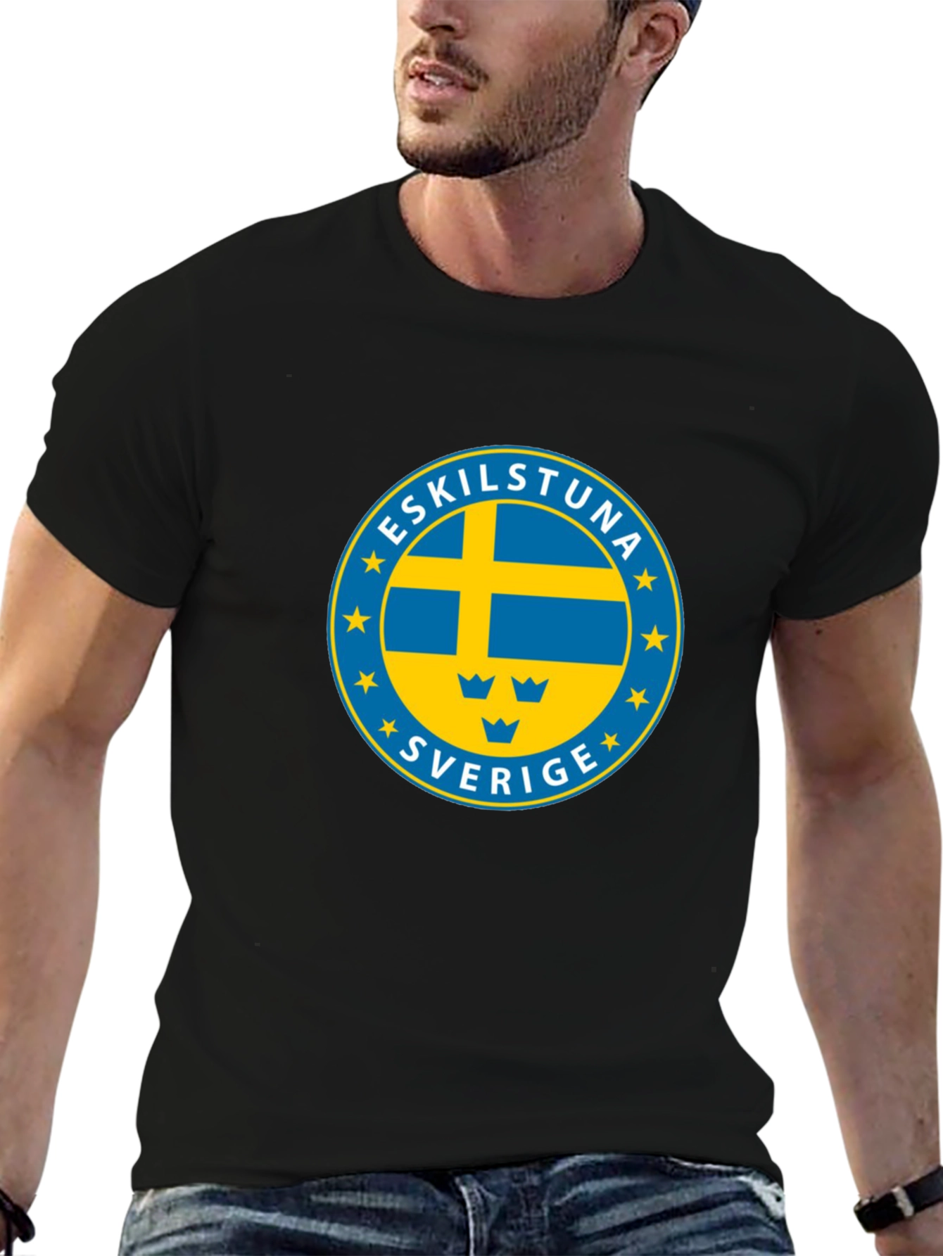 Eskilstuna Sverige T-Shirt - Black Swedish Pride