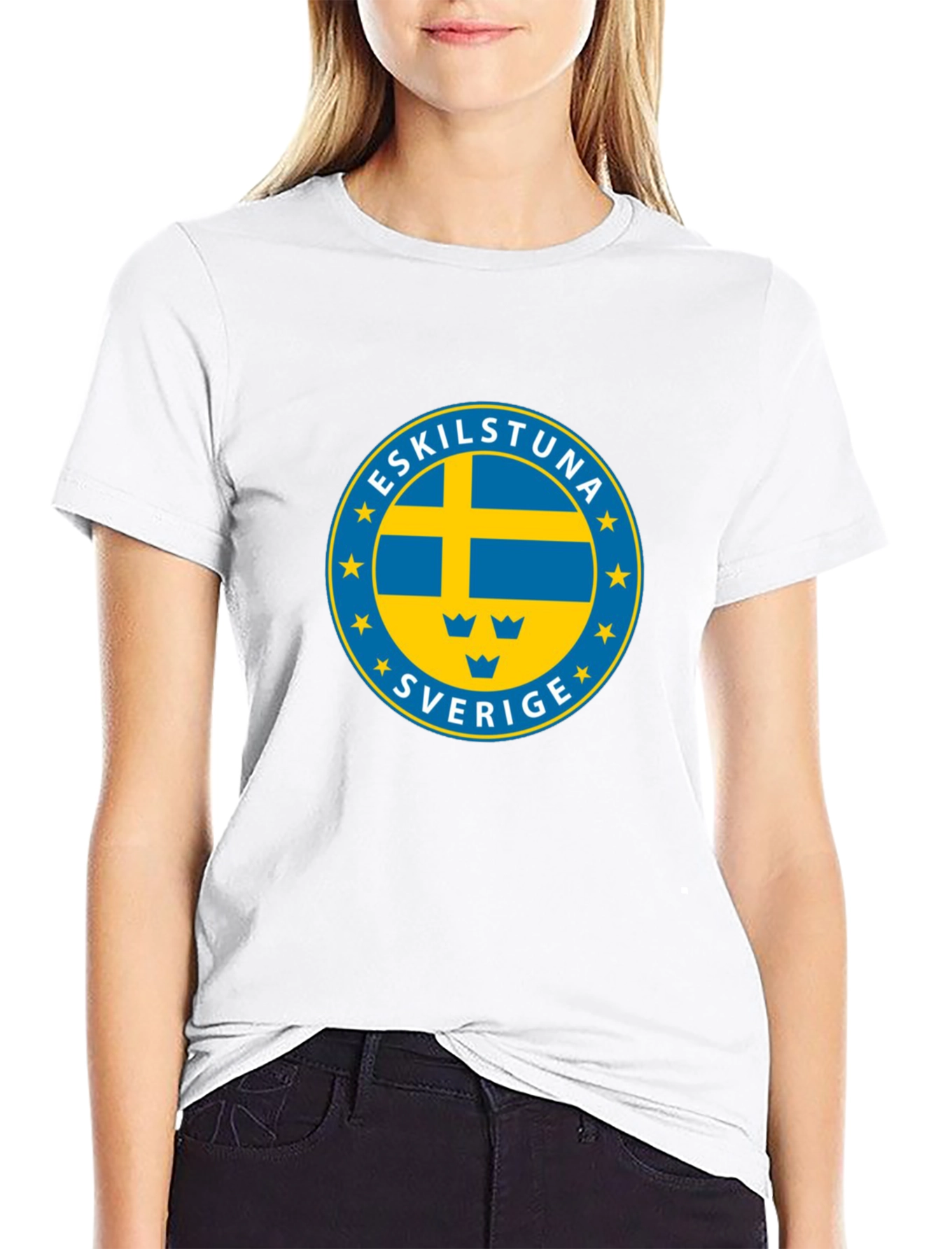 Eskilstuna Sverige T-Shirt - Black Swedish Pride