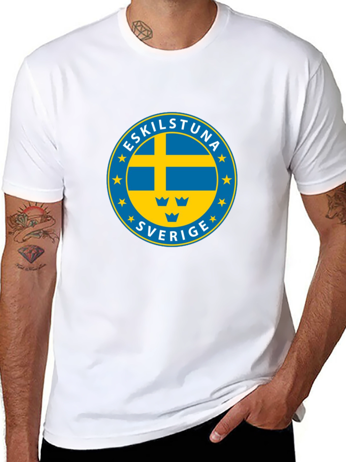 Eskilstuna Sverige T-Shirt - Black Swedish Pride