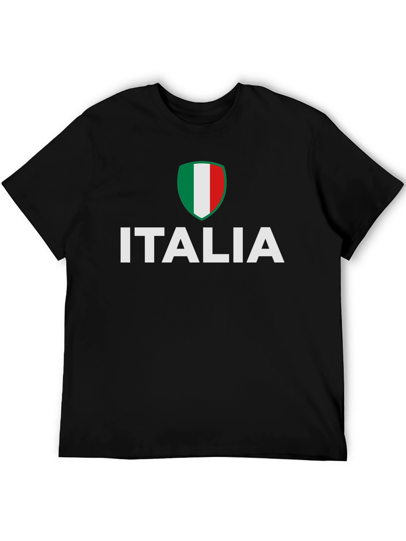 Italia Pride Tee - Italian Flag Crest T-Shirt