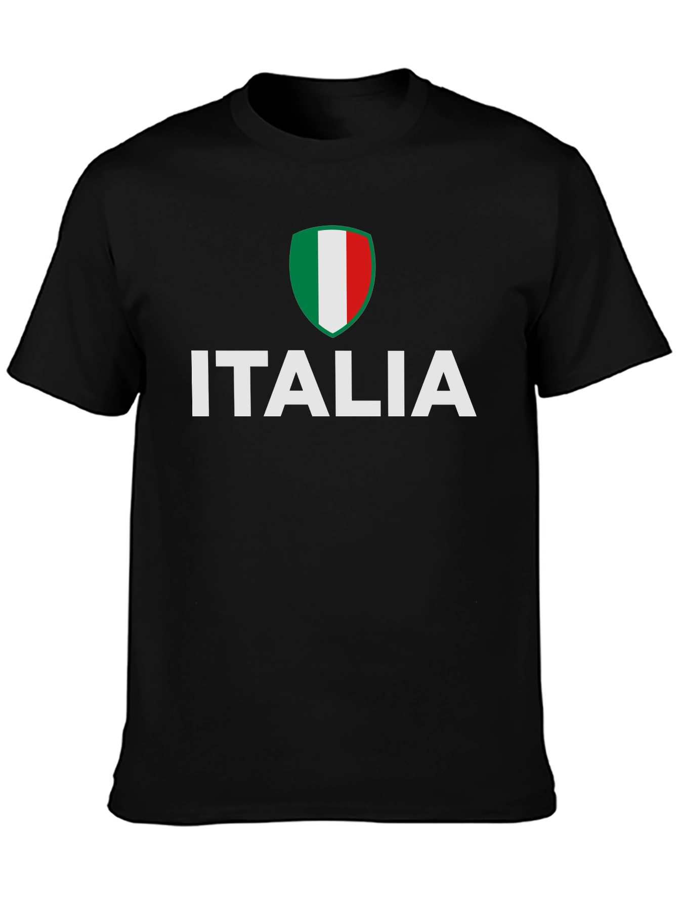 Italia Pride Tee - Italian Flag Crest T-Shirt
