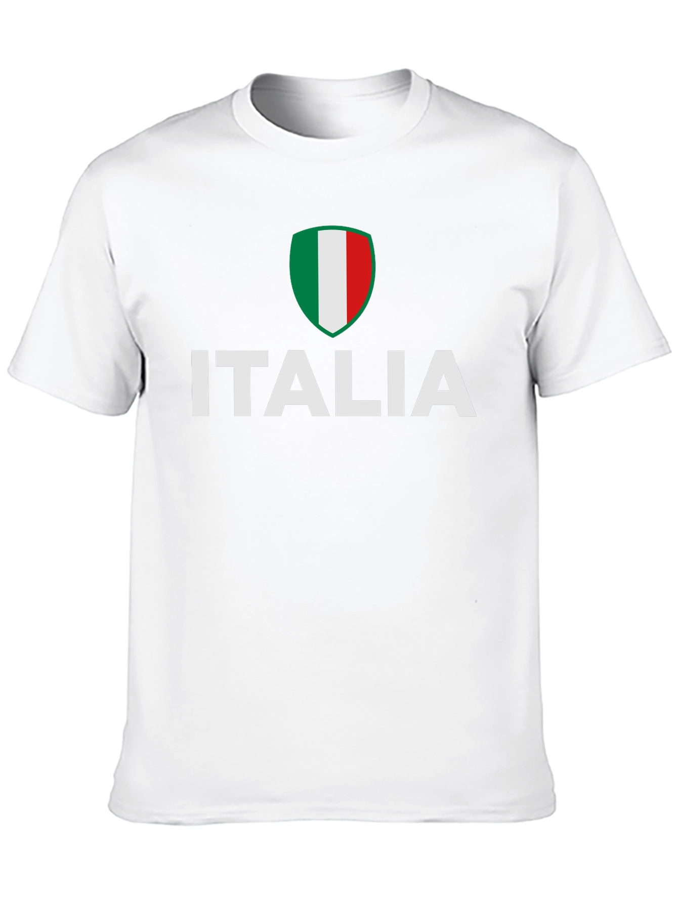 Italia Pride Tee - Italian Flag Crest T-Shirt