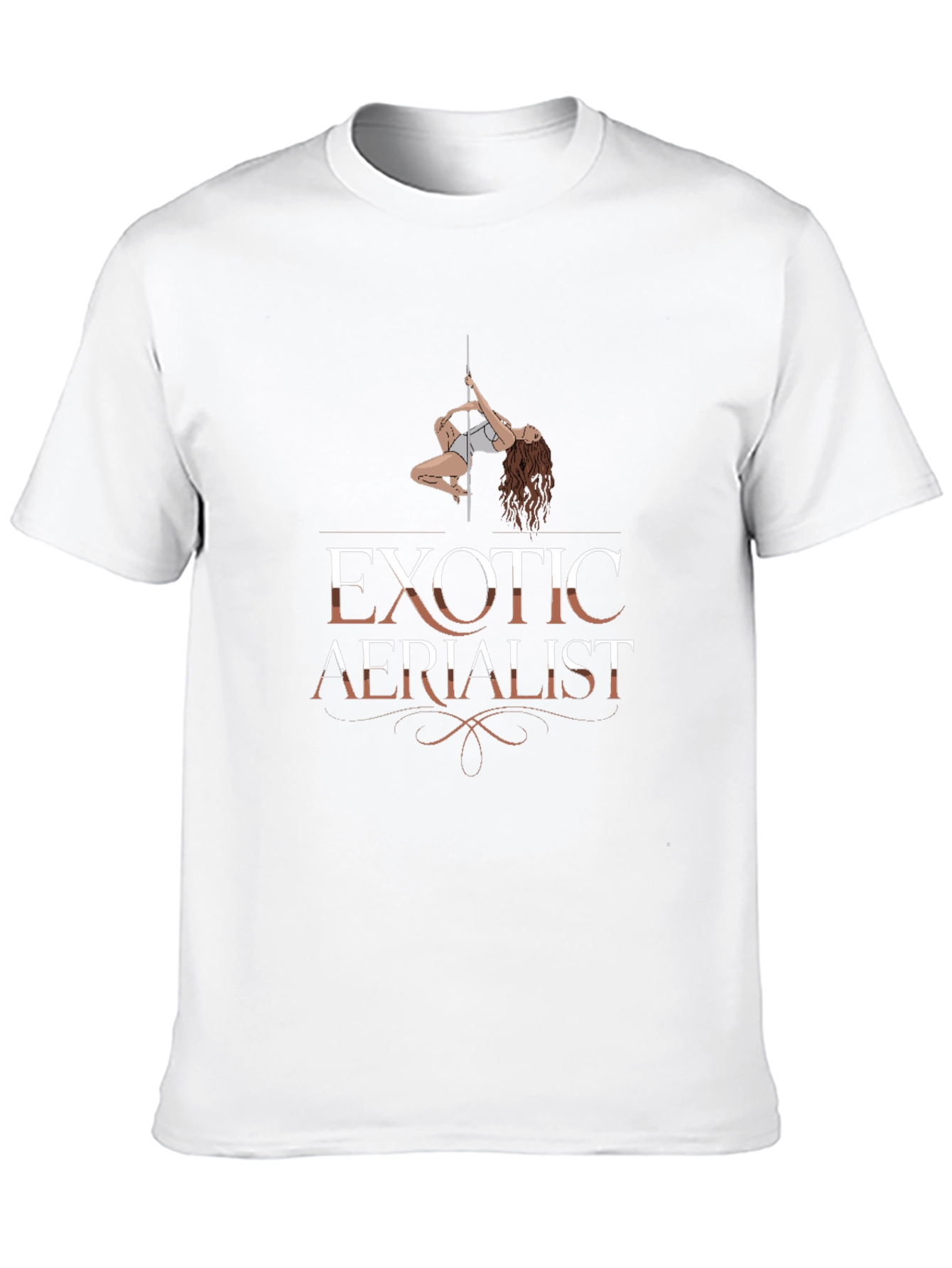 Exotic Aerialist Graphic T-Shirt Black