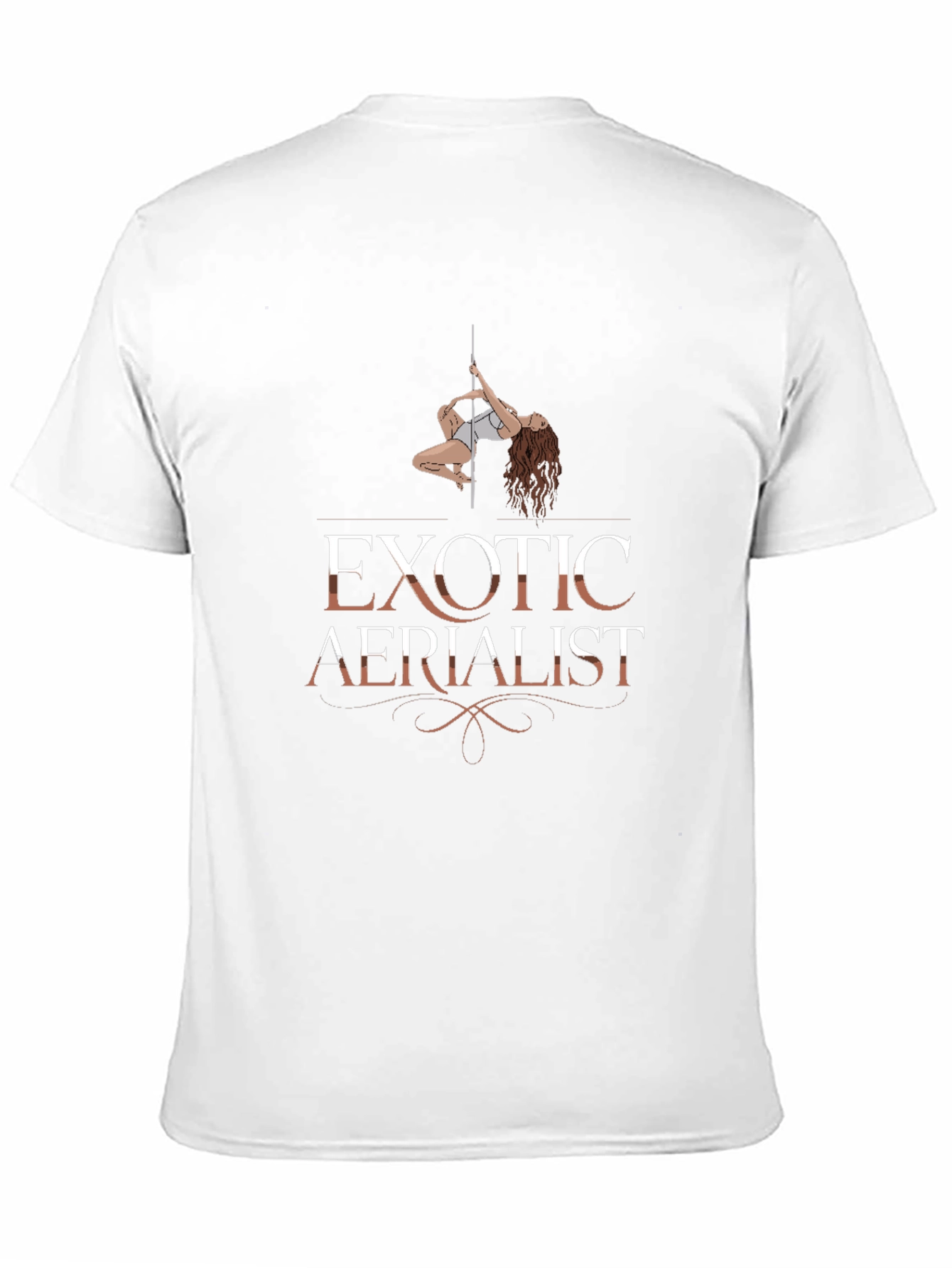 Exotic Aerialist Graphic T-Shirt Black