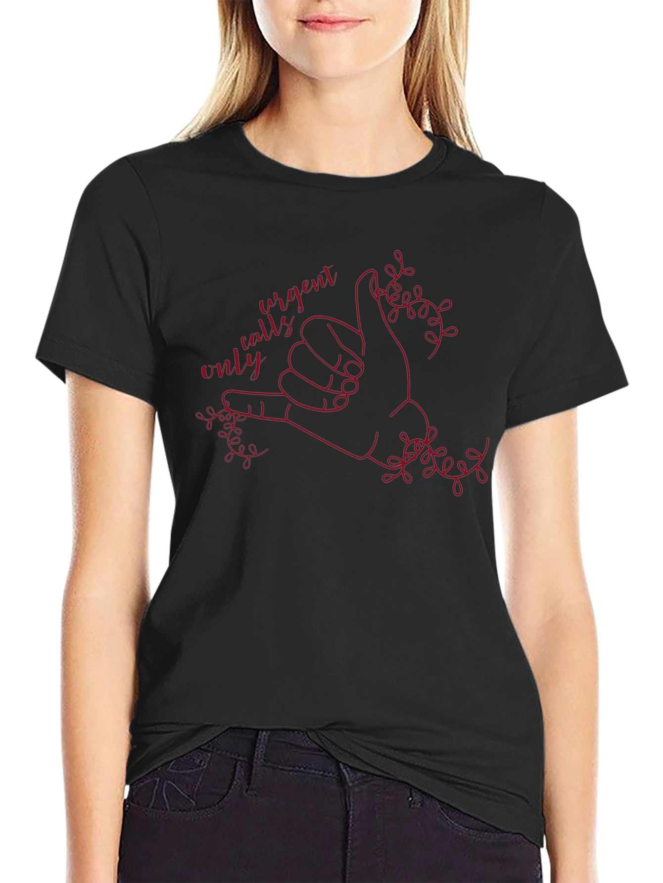 Urgent Calls Only Graphic Tee - Hang Loose Vibe