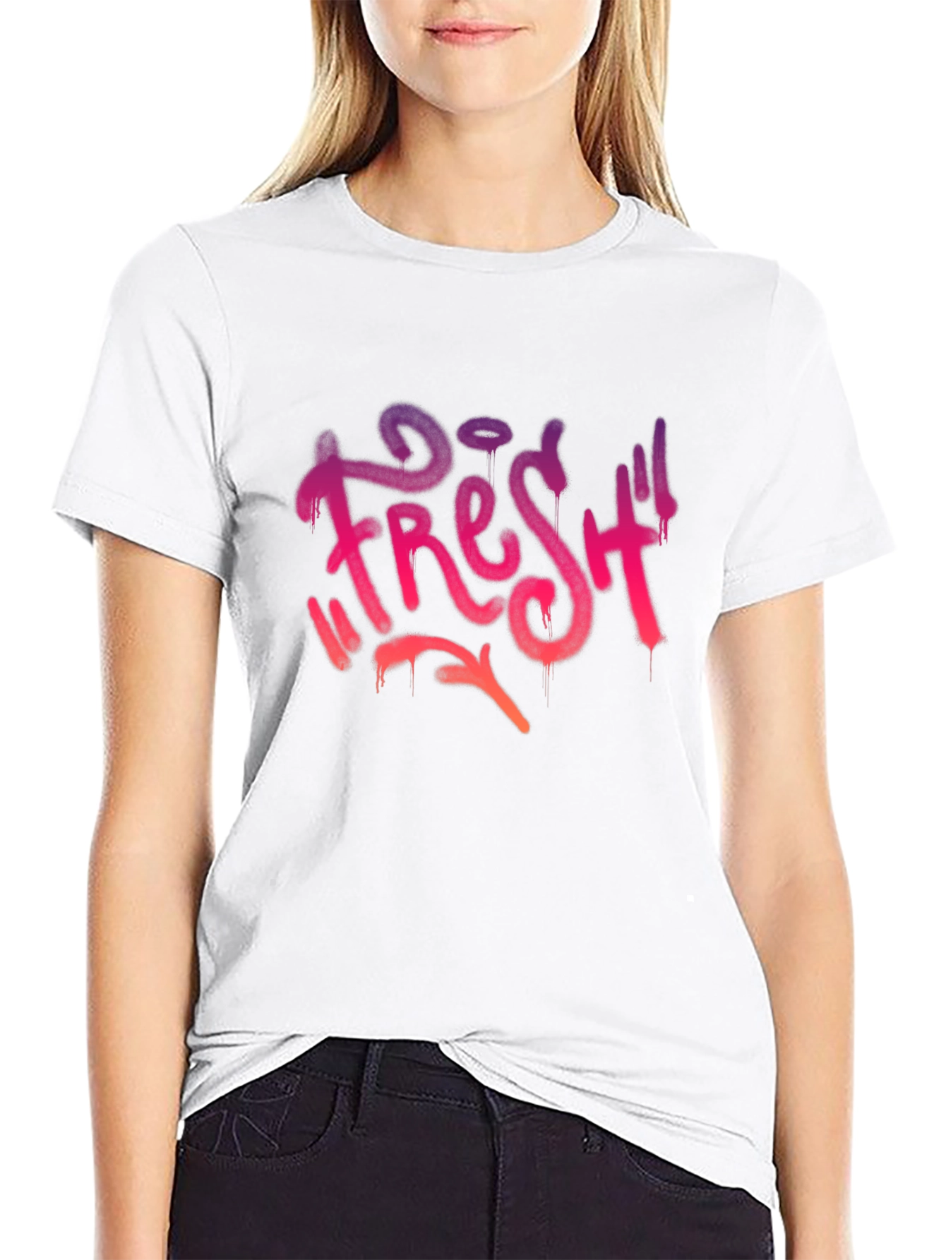 Fresh Graphic Tee - Urban Style Black T-Shirt