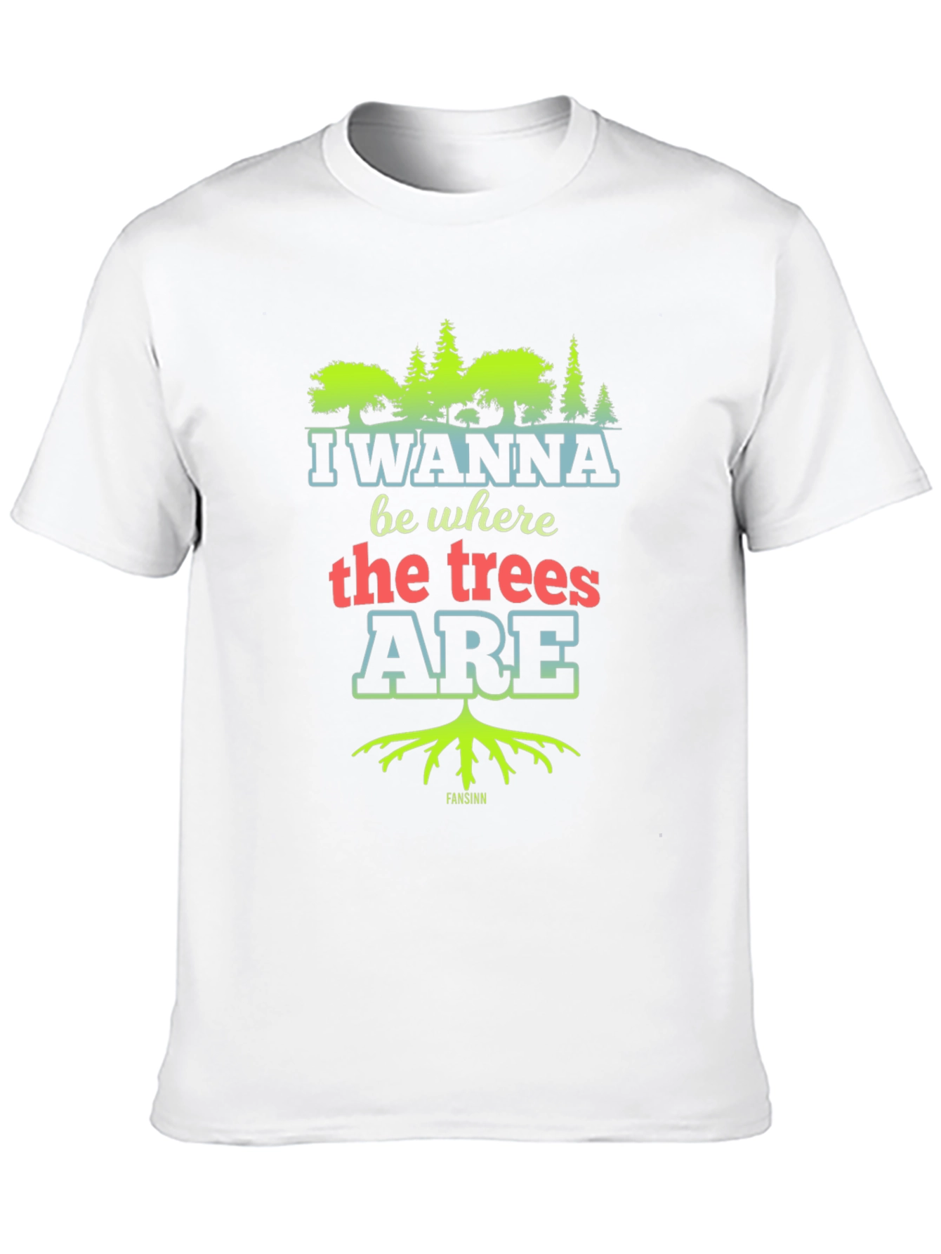 I Wanna Be Where the Trees Are Black Tee
