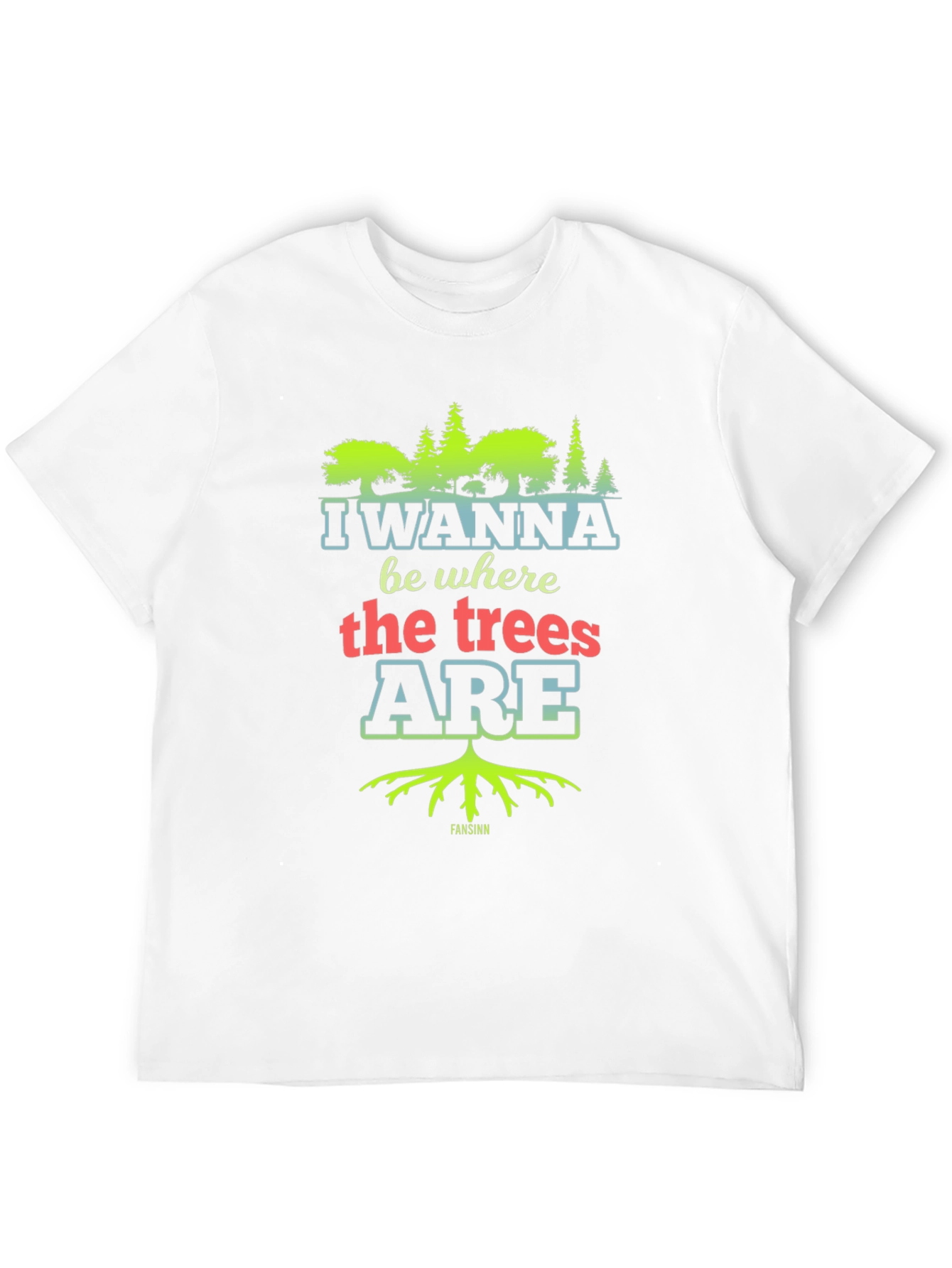 I Wanna Be Where the Trees Are Black Tee