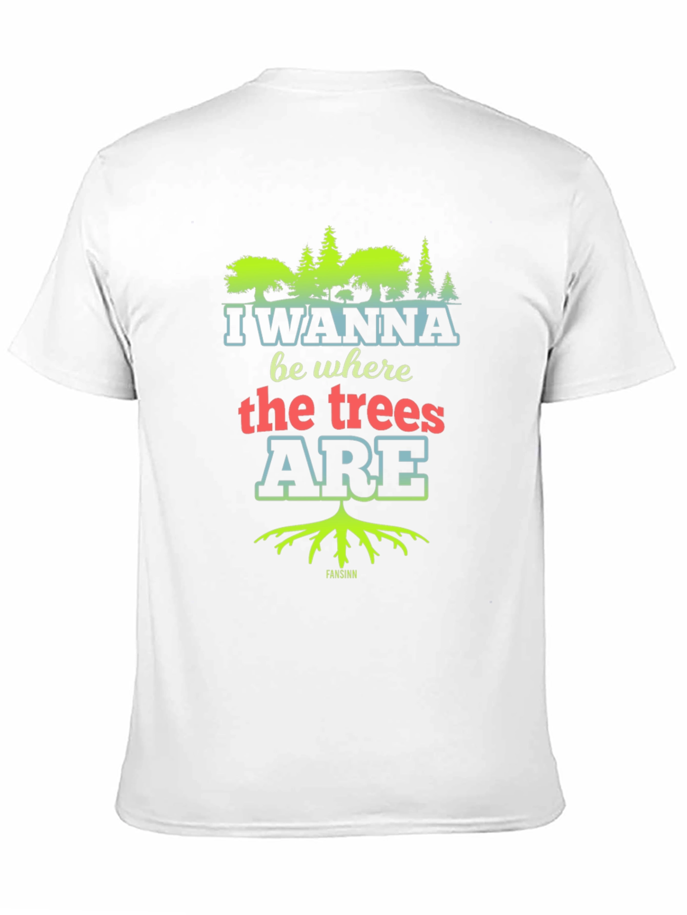 I Wanna Be Where the Trees Are Black Tee
