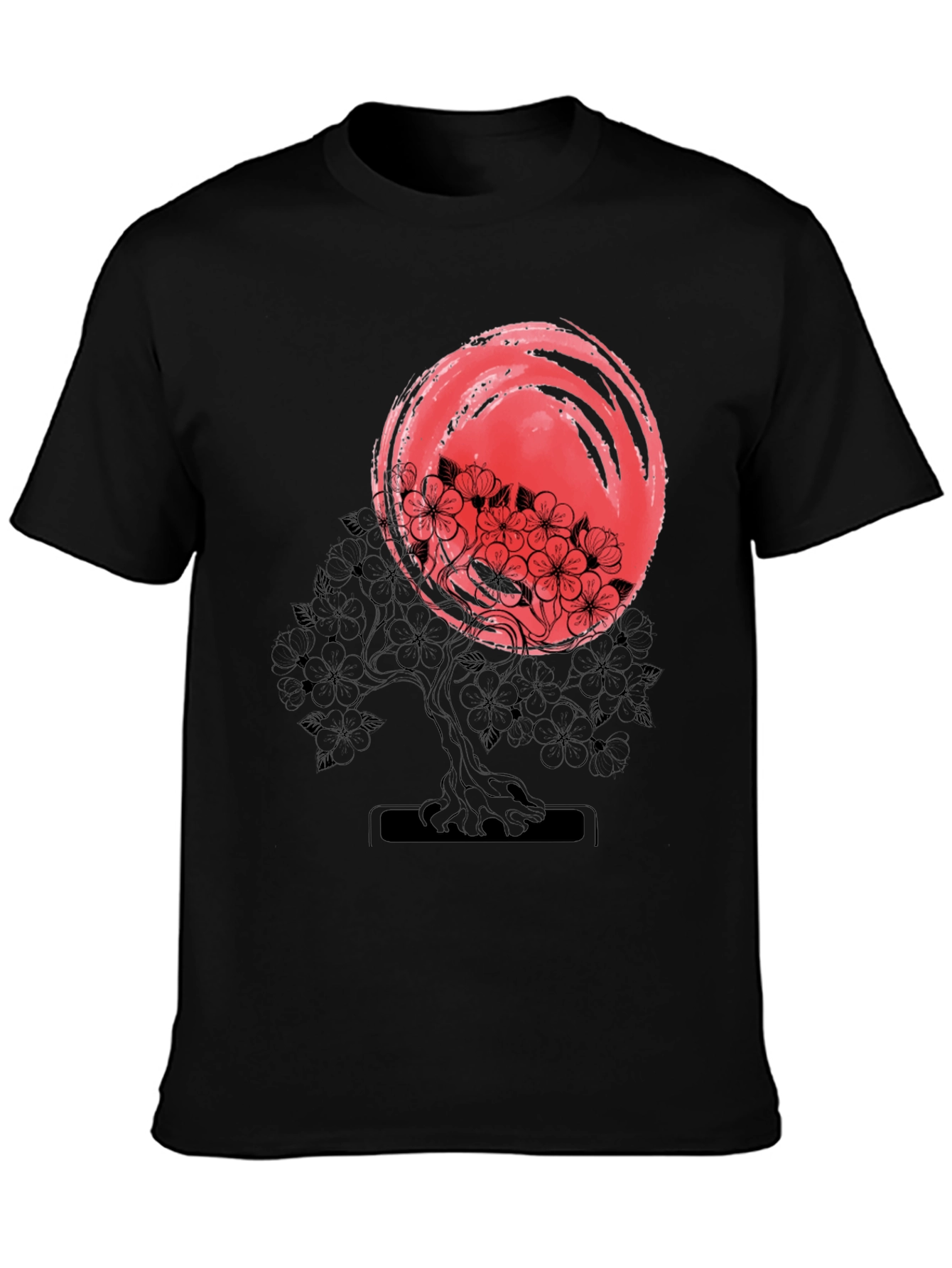 Bonsai Tree & Sun Graphic Tee