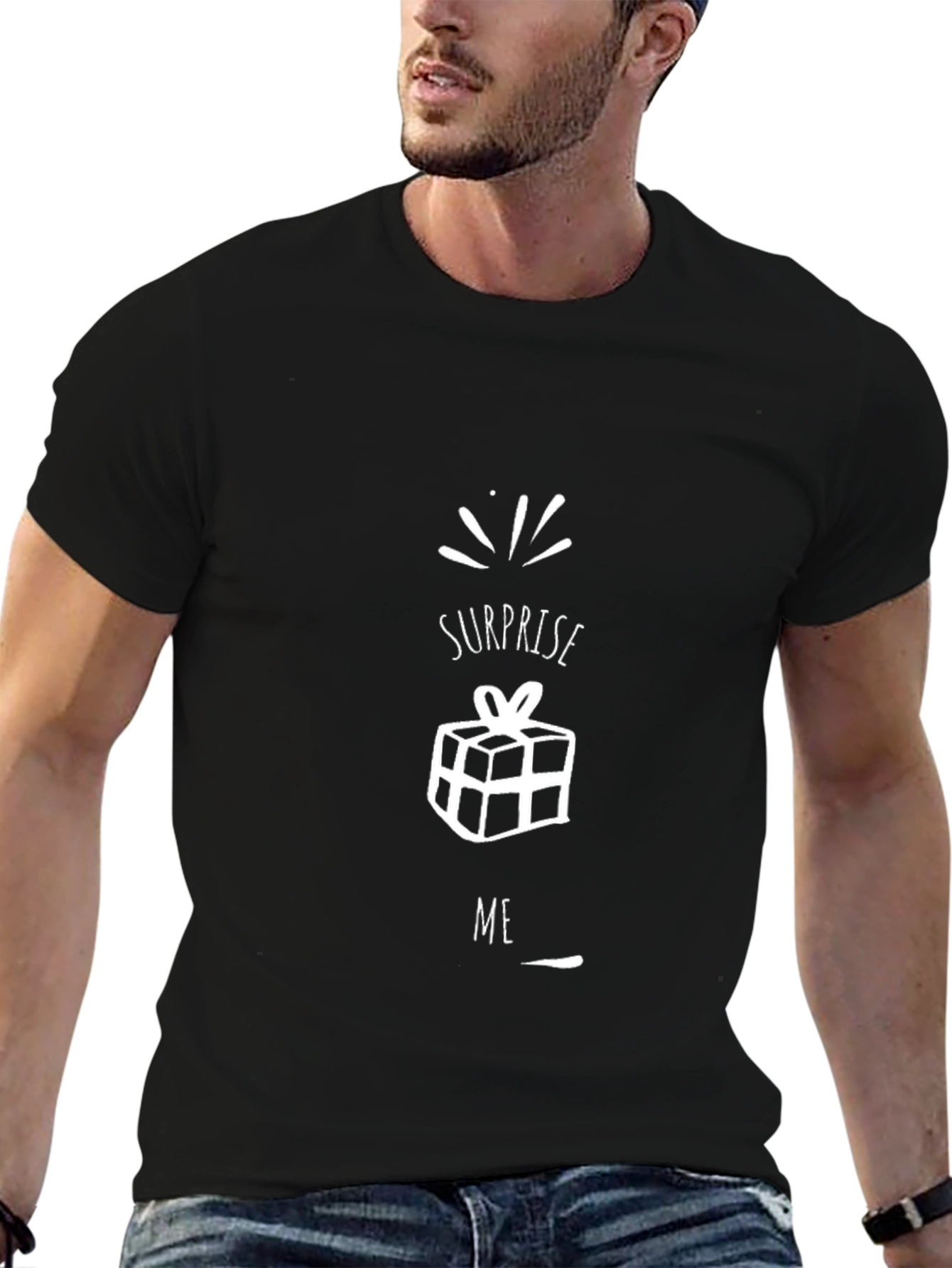 Surprise Me Gift T-Shirt - Fun Graphic Tee