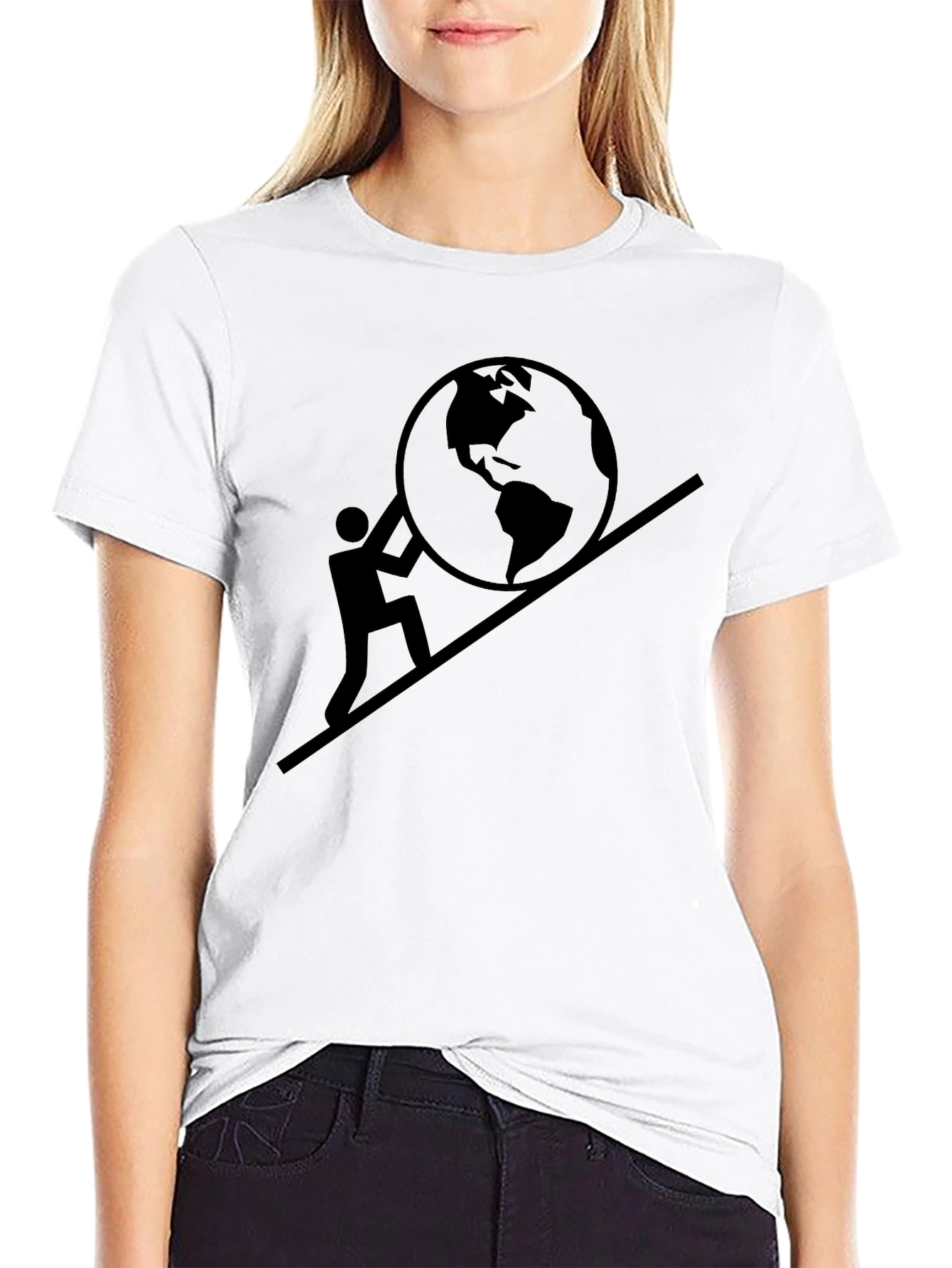 Black Earth Carrier Graphic Tee - Unique Design
