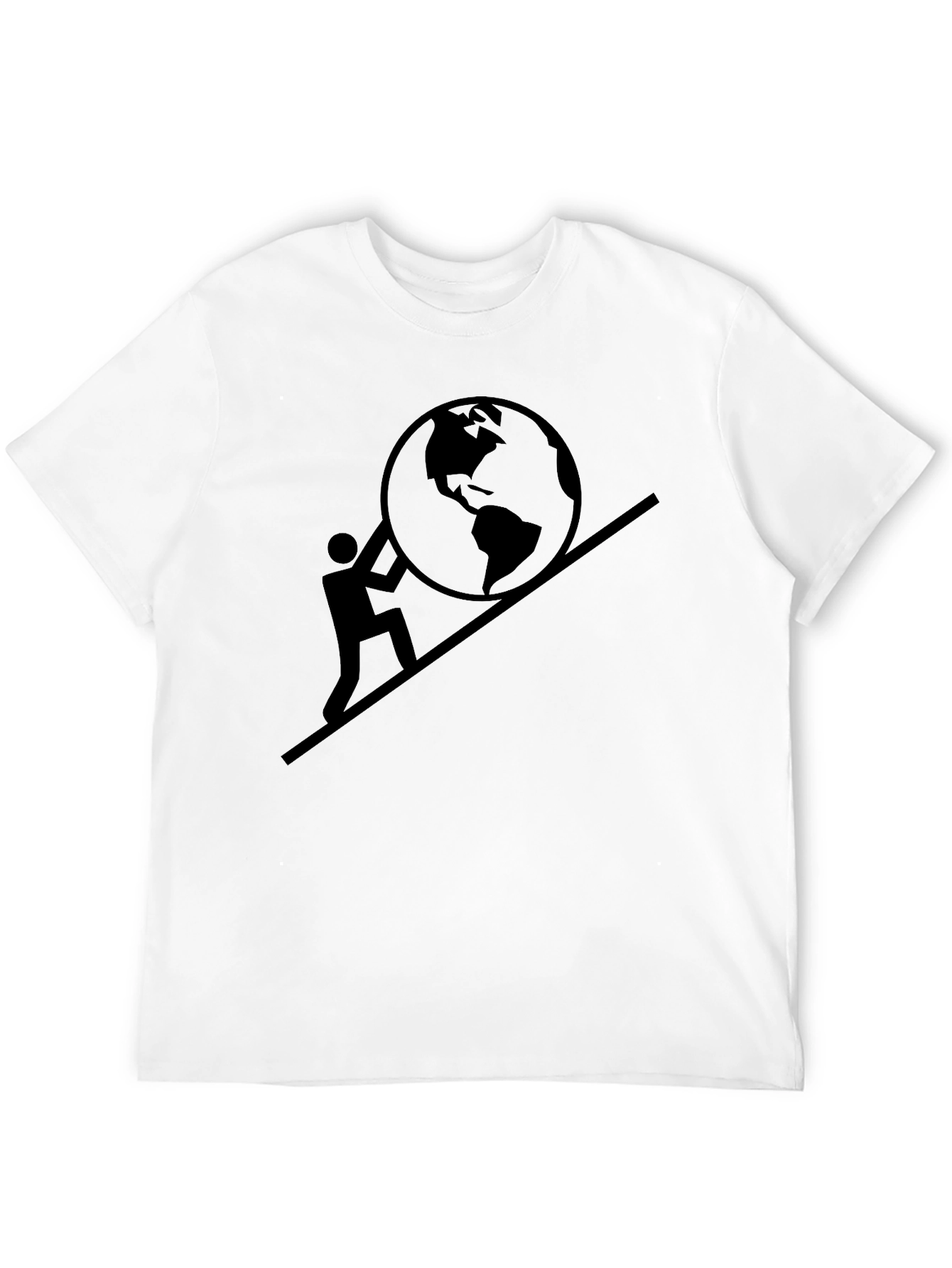 Black Earth Carrier Graphic Tee - Unique Design
