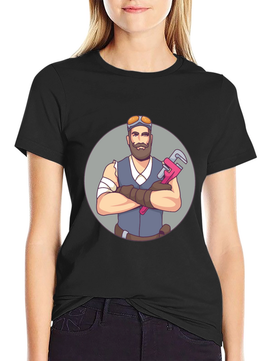 Steam Punk Plumber Graphic T-Shirt